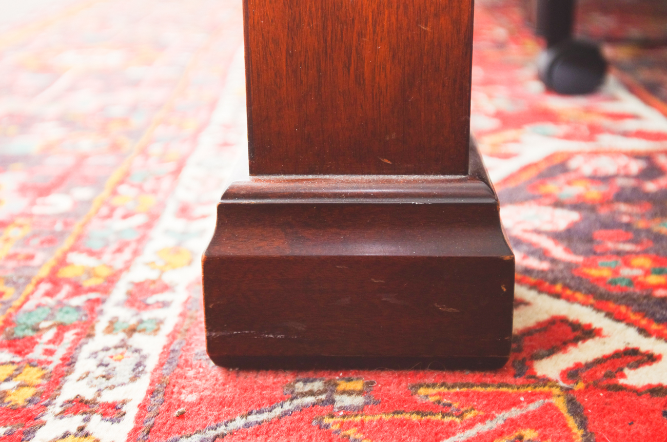 Henkel Harris "Rice Carved" King-Size Mahogany Four-Poster Bed