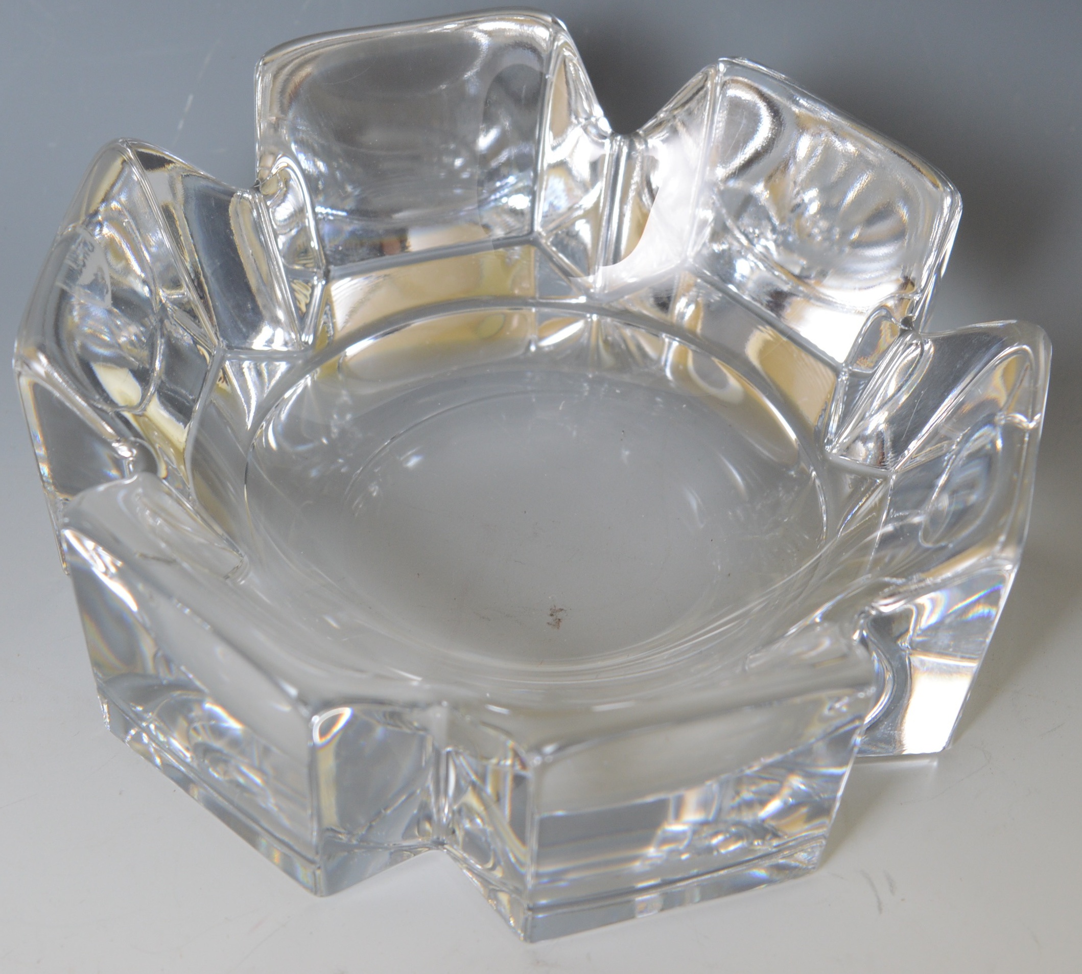 Two Orrefors Crystal Pieces