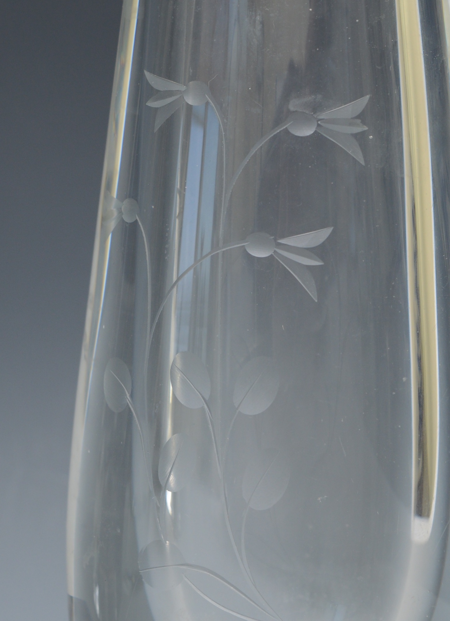 Three Assorted Glass Vases