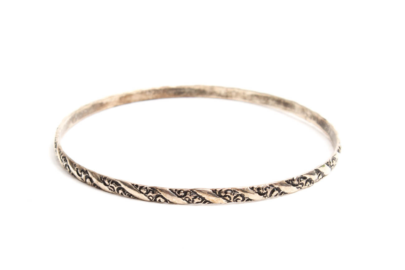Sterling Silver Bangle Bracelets