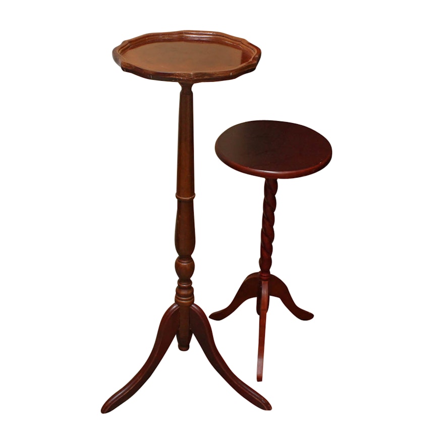 Wooden Pedestal Tables