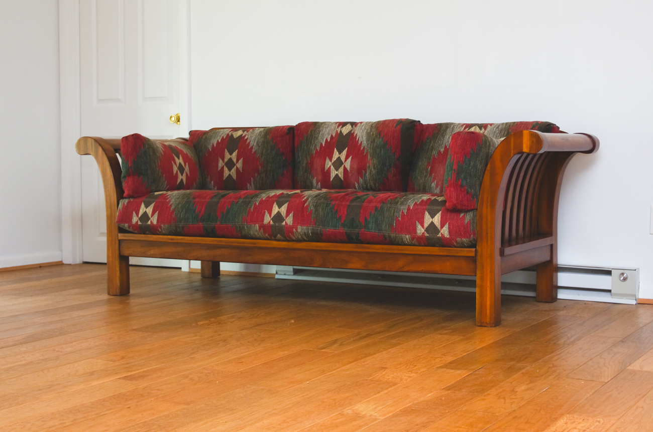 Hickory Chair Company Southwest Mission Style Sofa