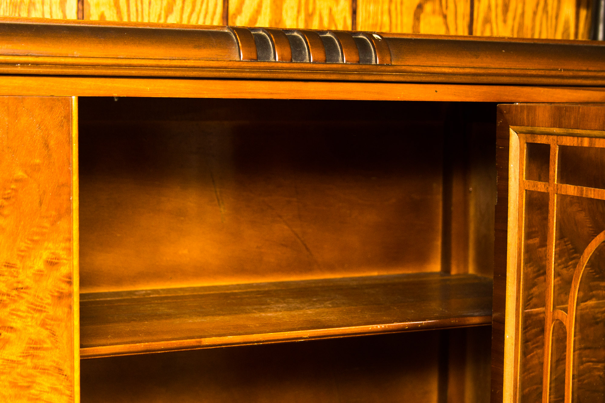 Antique Art Deco Style China Cabinet