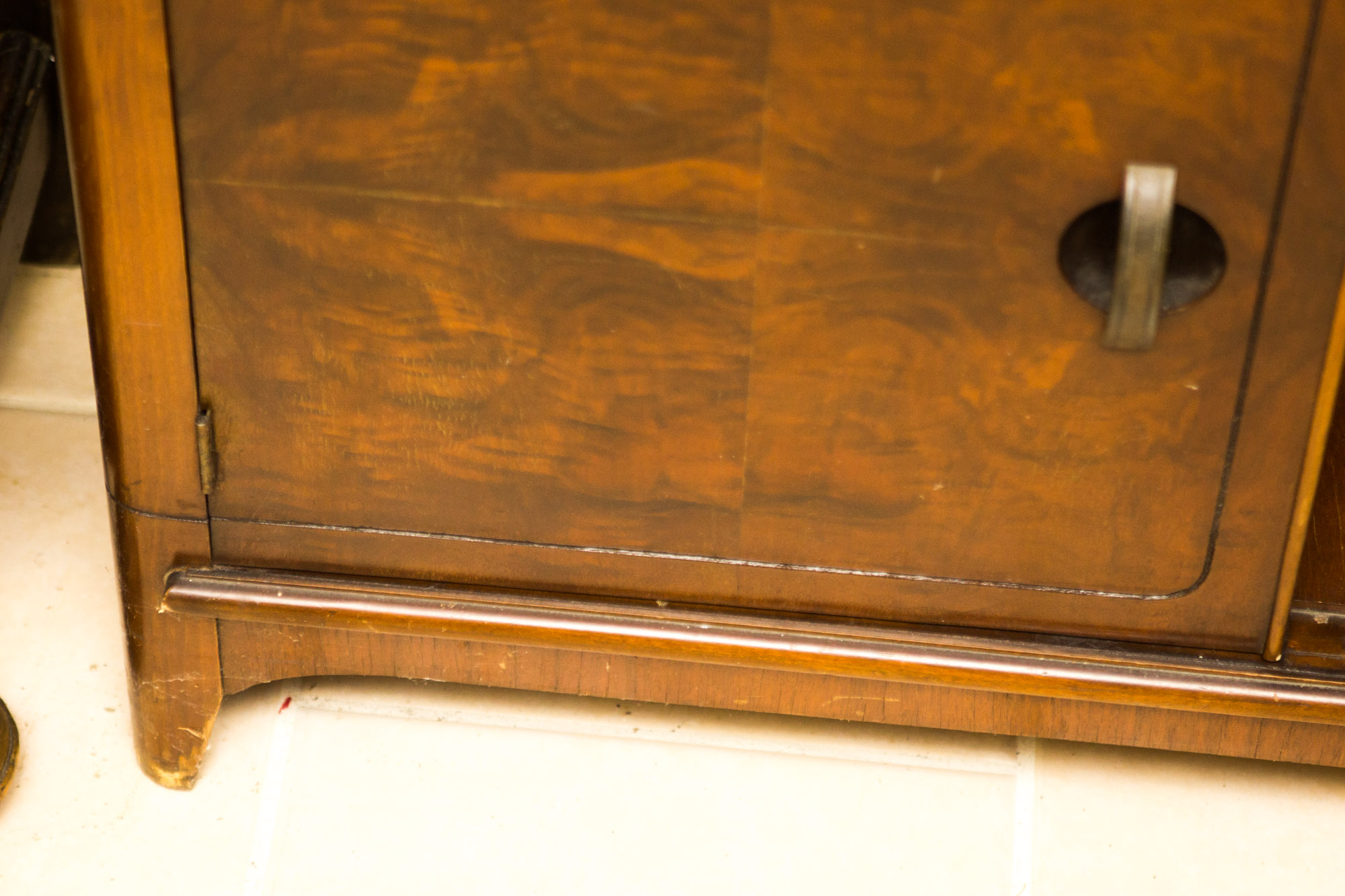 Antique Art Deco Style China Cabinet