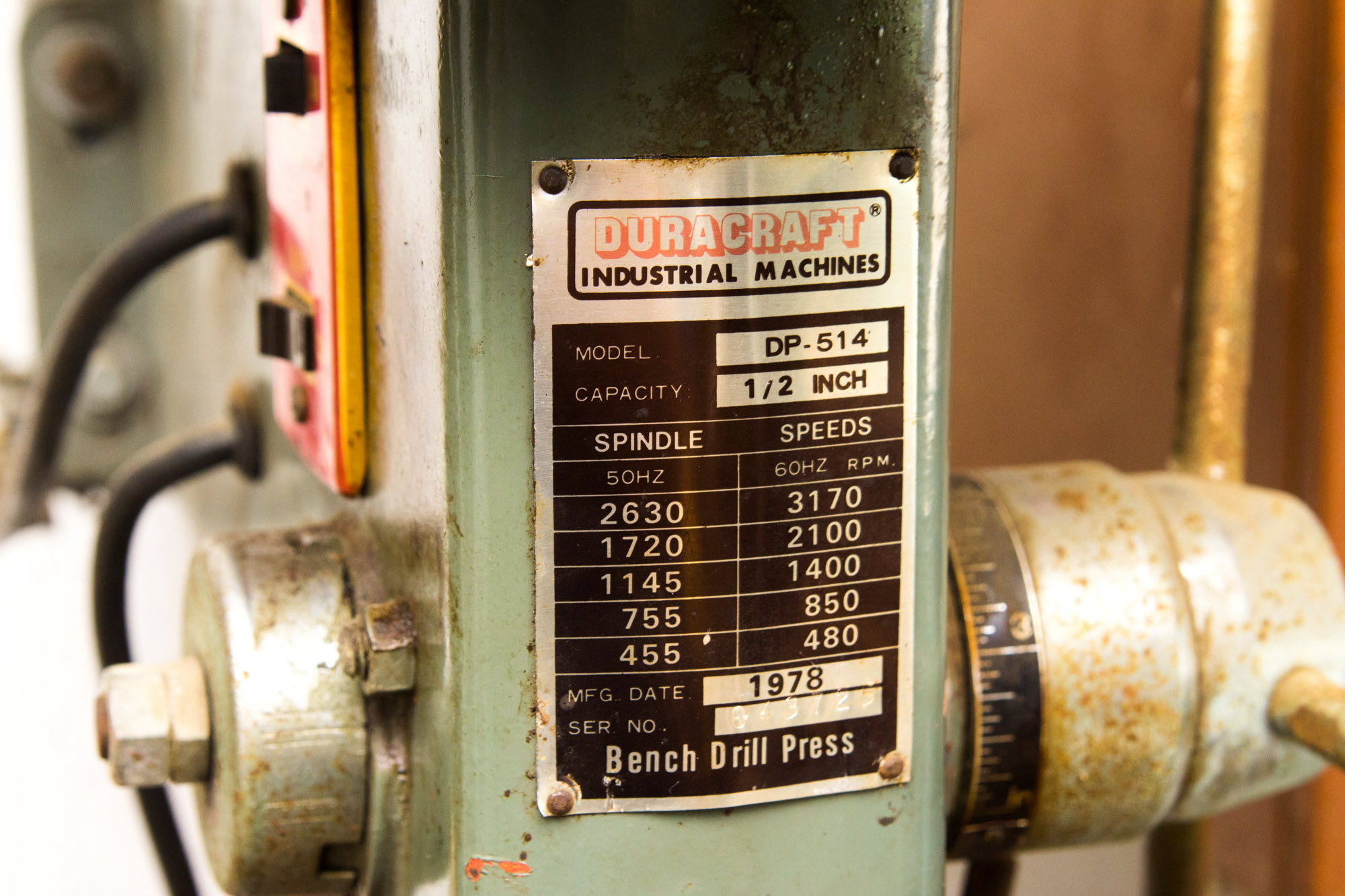 Duracraft Bench Drill Press