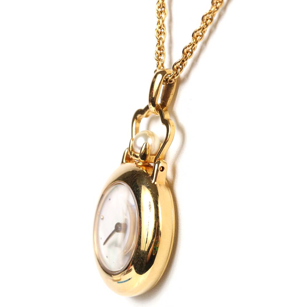 Mikimoto Mother of Pearl Pendant Watch