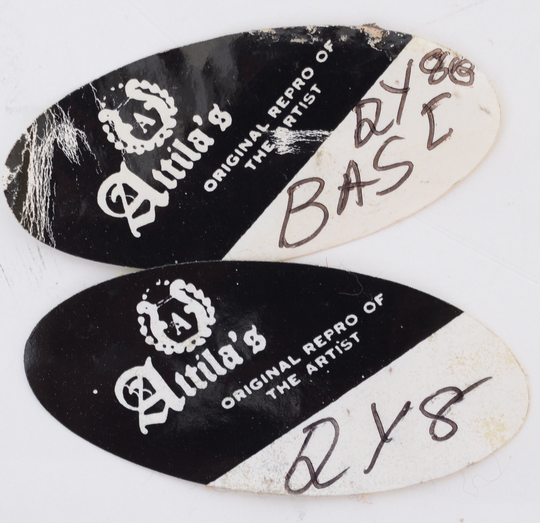 Attila Tivadar Vintage Cast Stone Sculpture of Female Figure with Stand