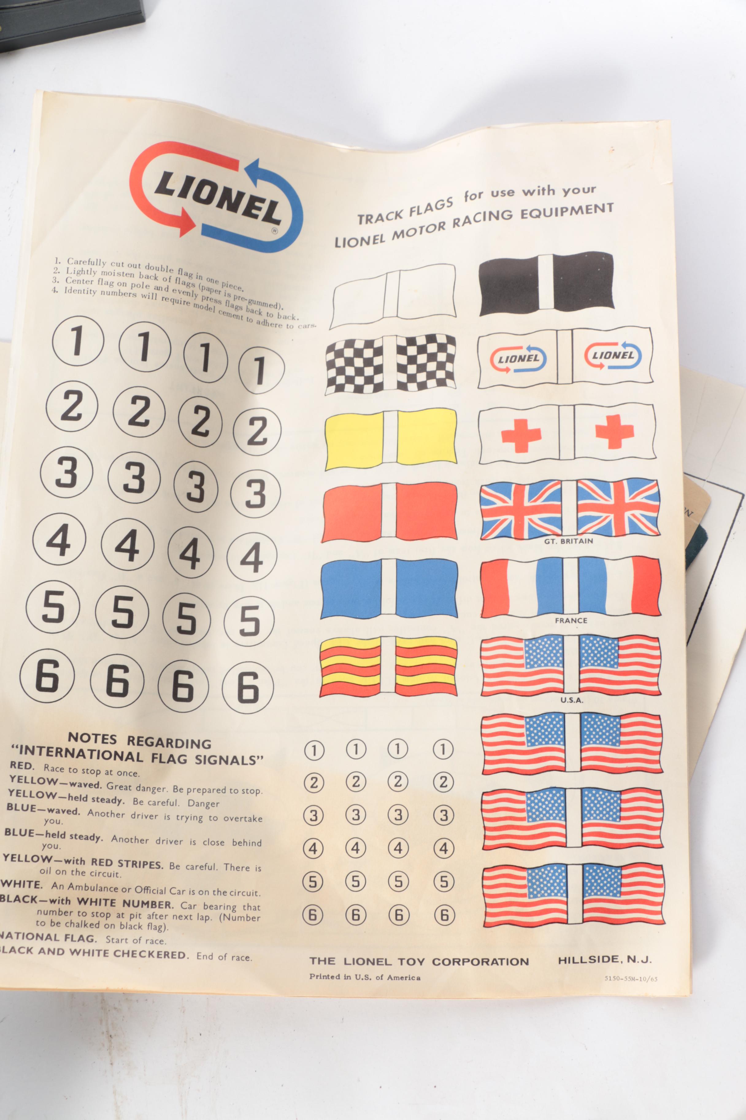 1960s Lionel Slot Car Race Set