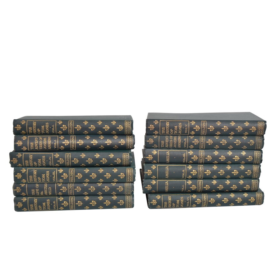 Antique Twelve-Volume Set of Henry Fielding's Works