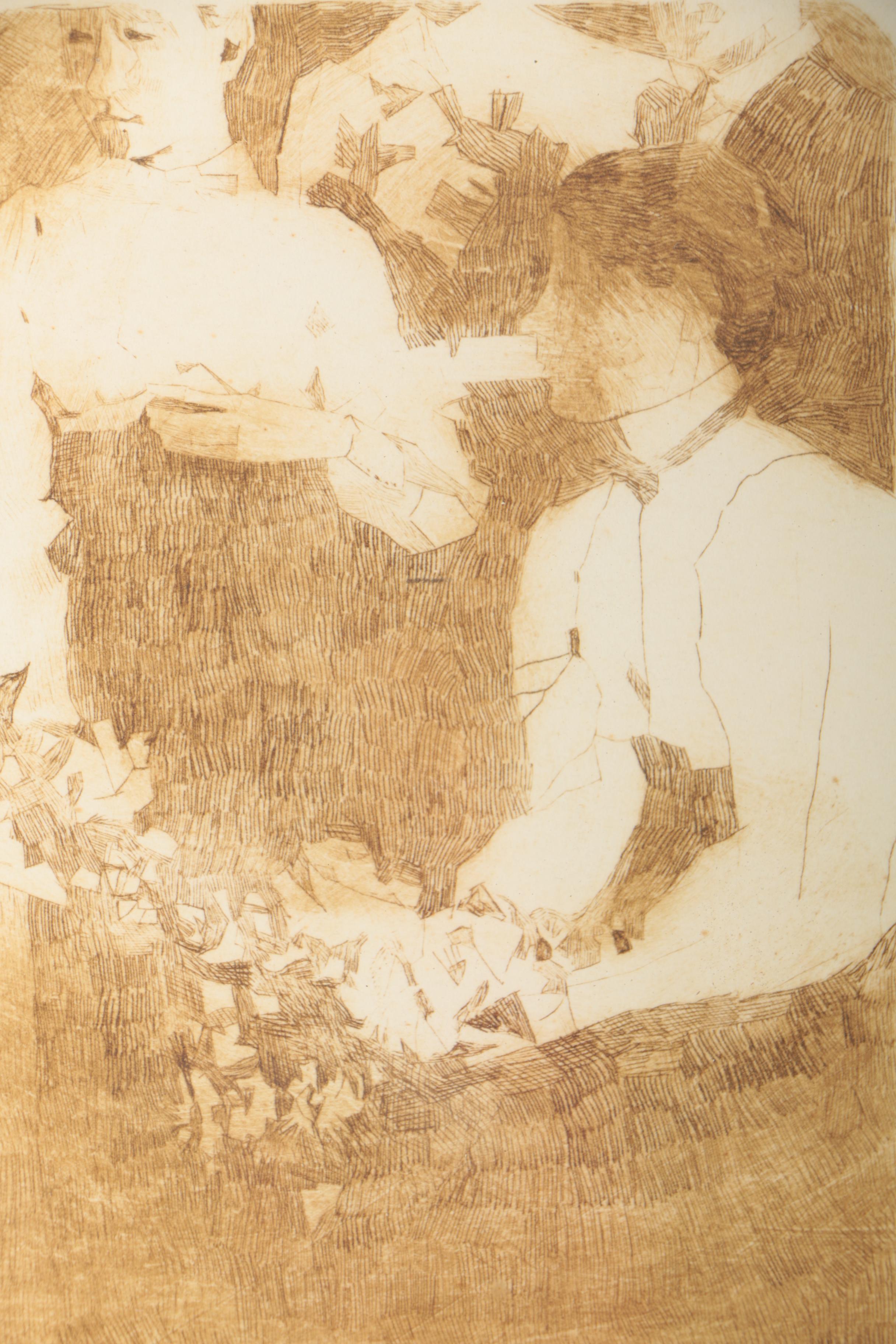 Paul Phifer Limited Edition Etching "Before the Wedding"