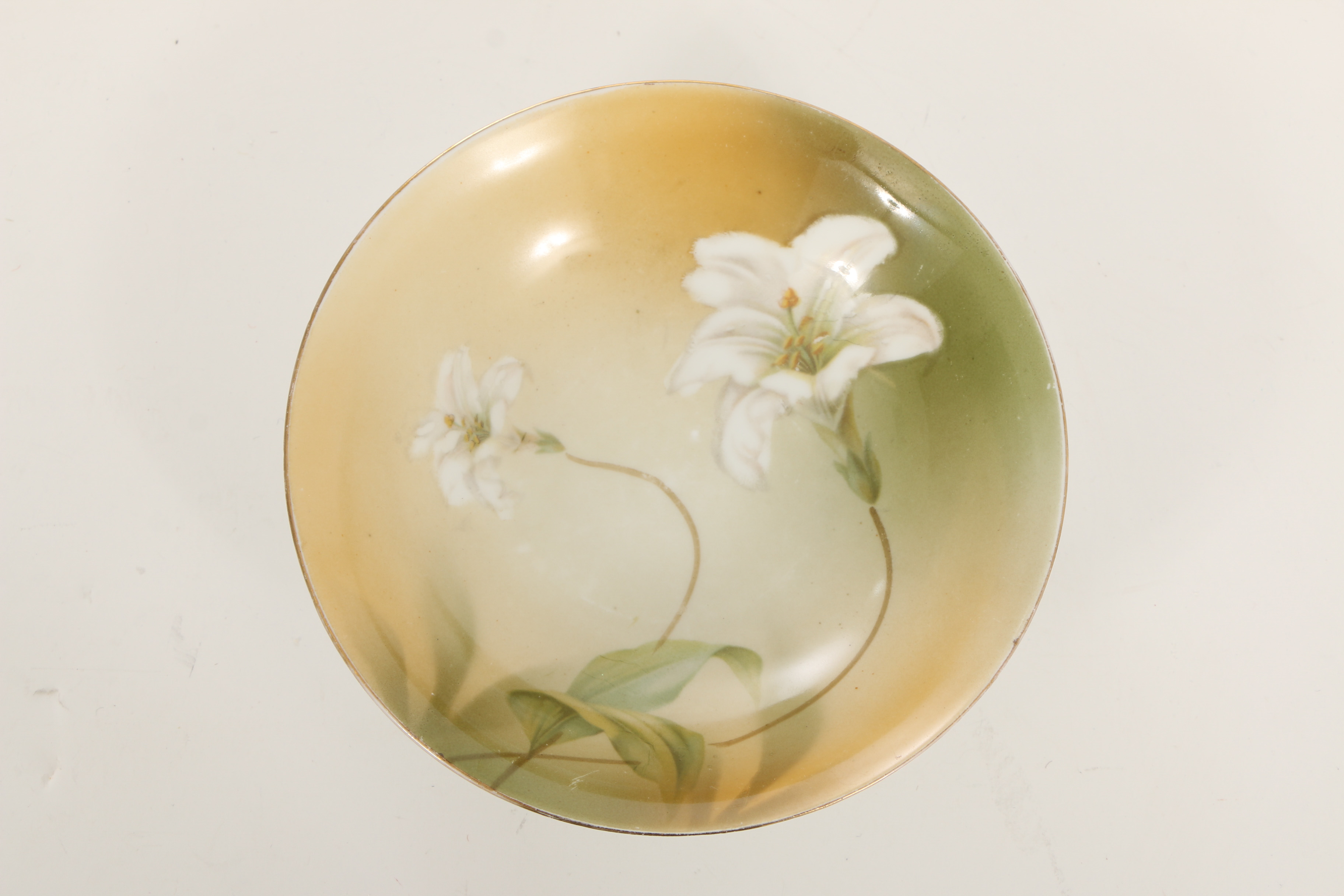 Six Antique Reinhold Schlegelmilch Porcelain Saucers