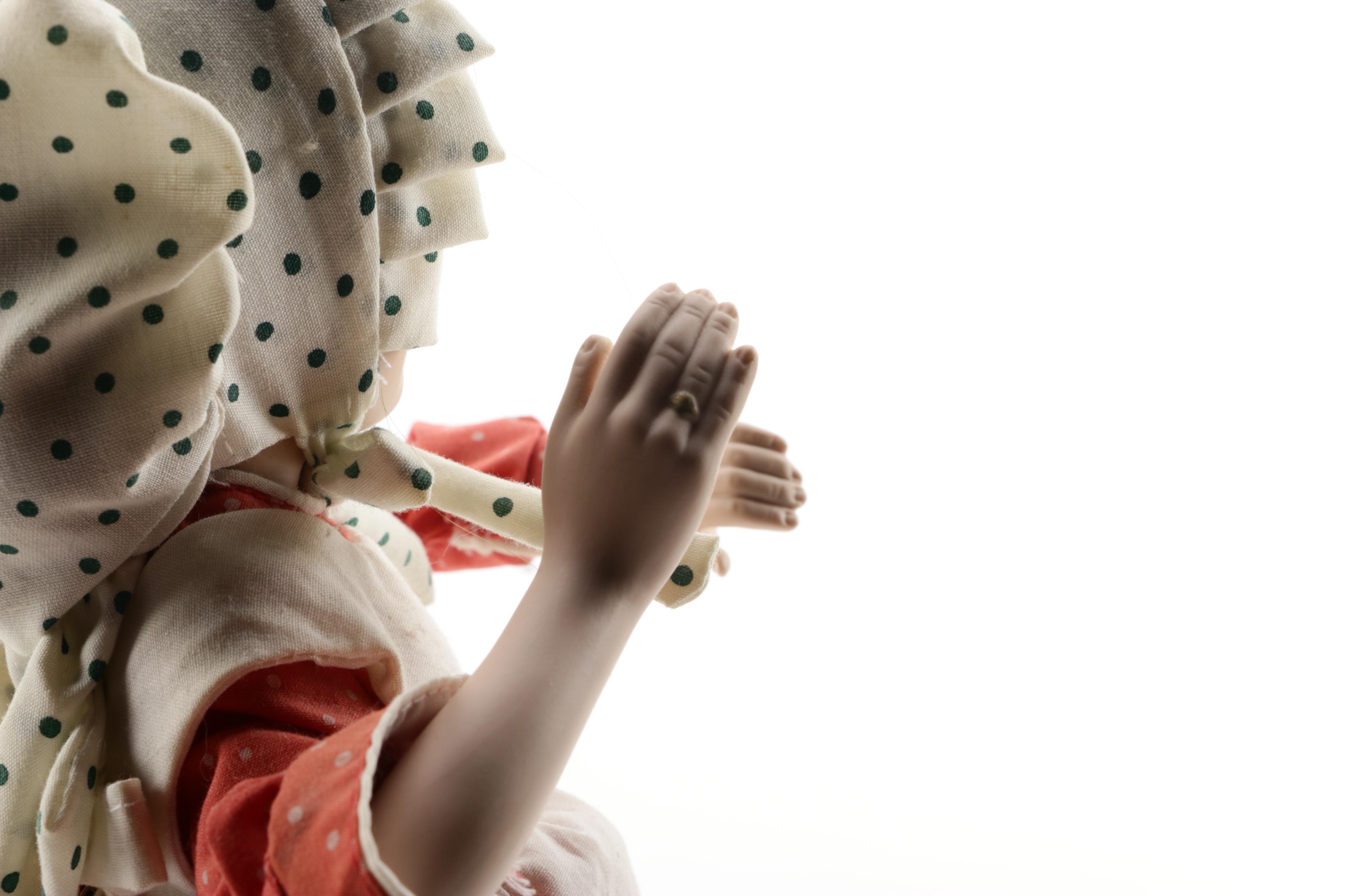 Danbury Mint "Norman Rockwell Collection" Porcelain Dolls