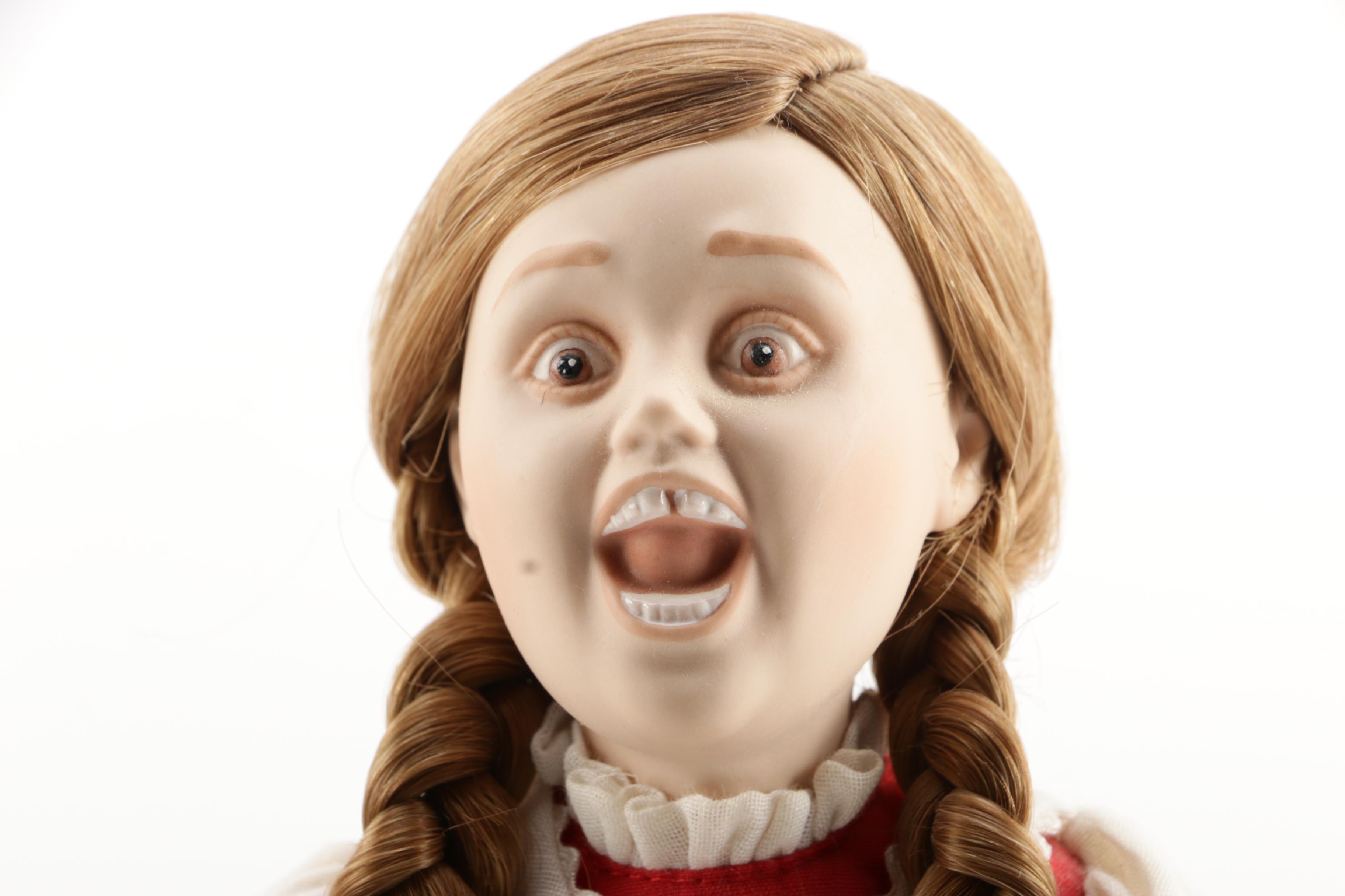 Danbury Mint "Norman Rockwell Collection" Porcelain Dolls