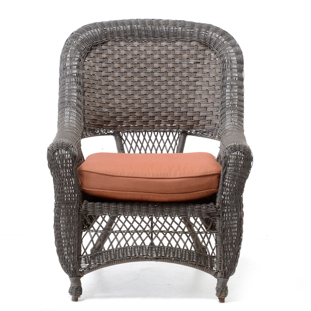 Contemporary Wicker Armchair