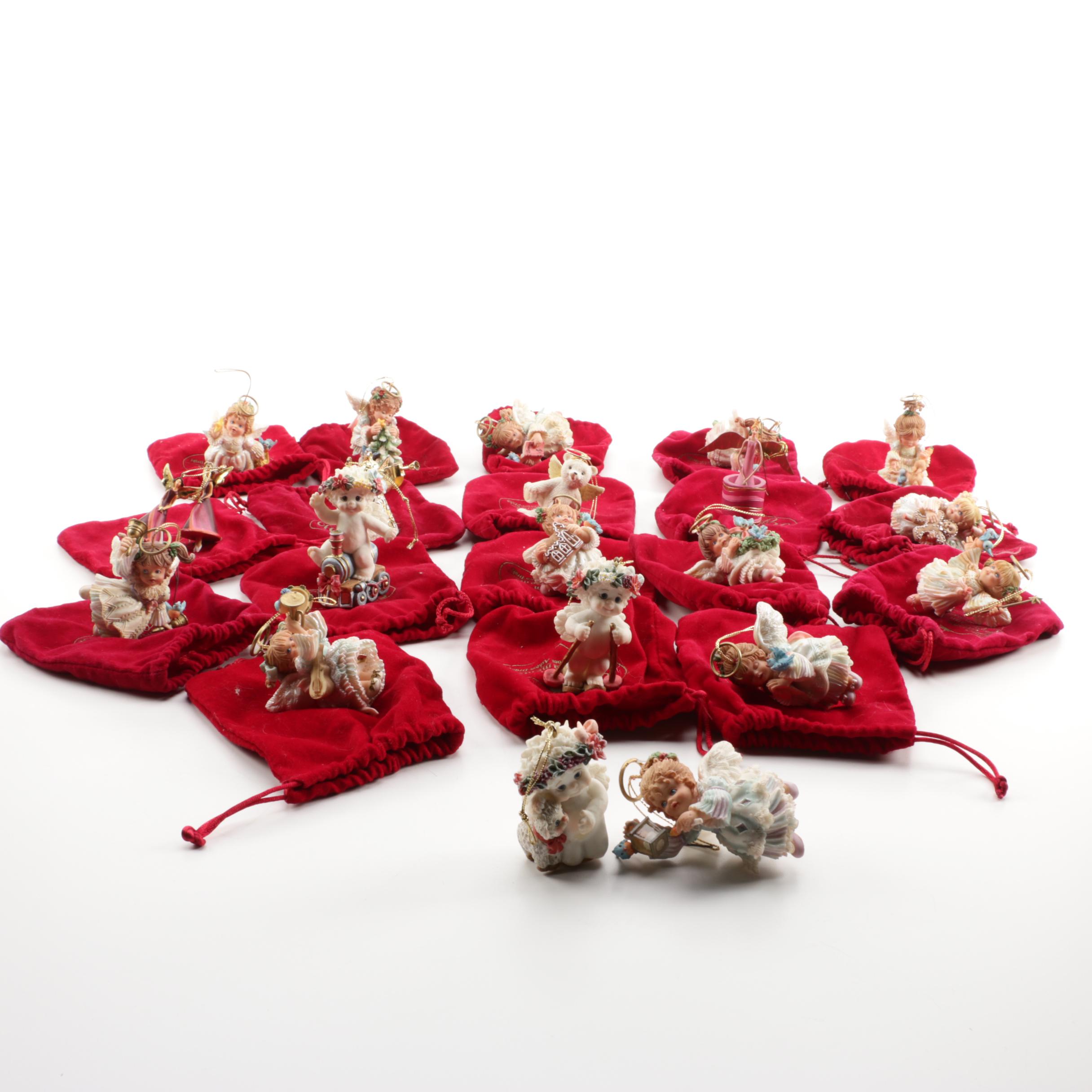 Heirloom Ornaments from Ashton-Drake Angel and Assorted Christmas Tree Ornaments