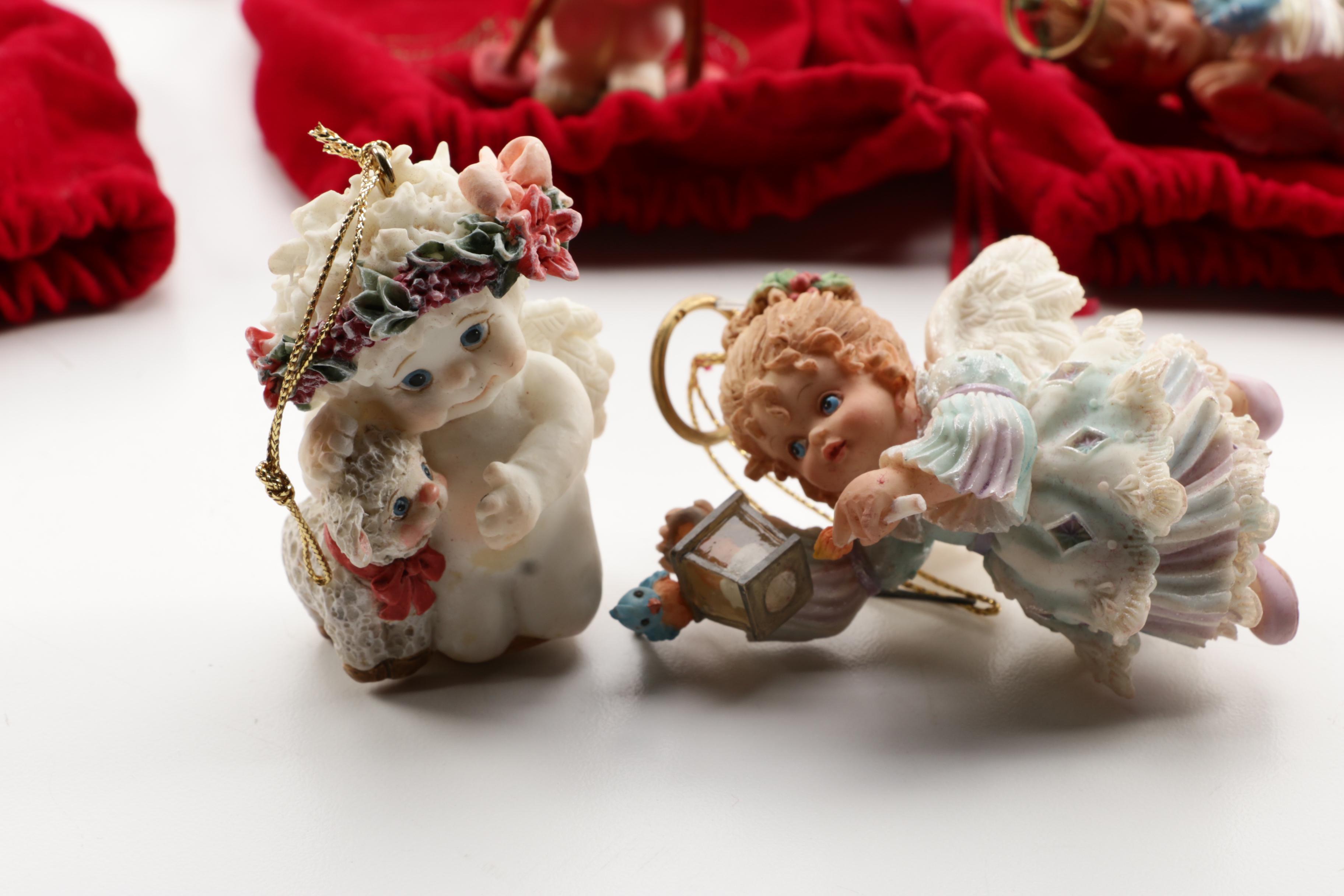 Heirloom Ornaments from Ashton-Drake Angel and Assorted Christmas Tree Ornaments