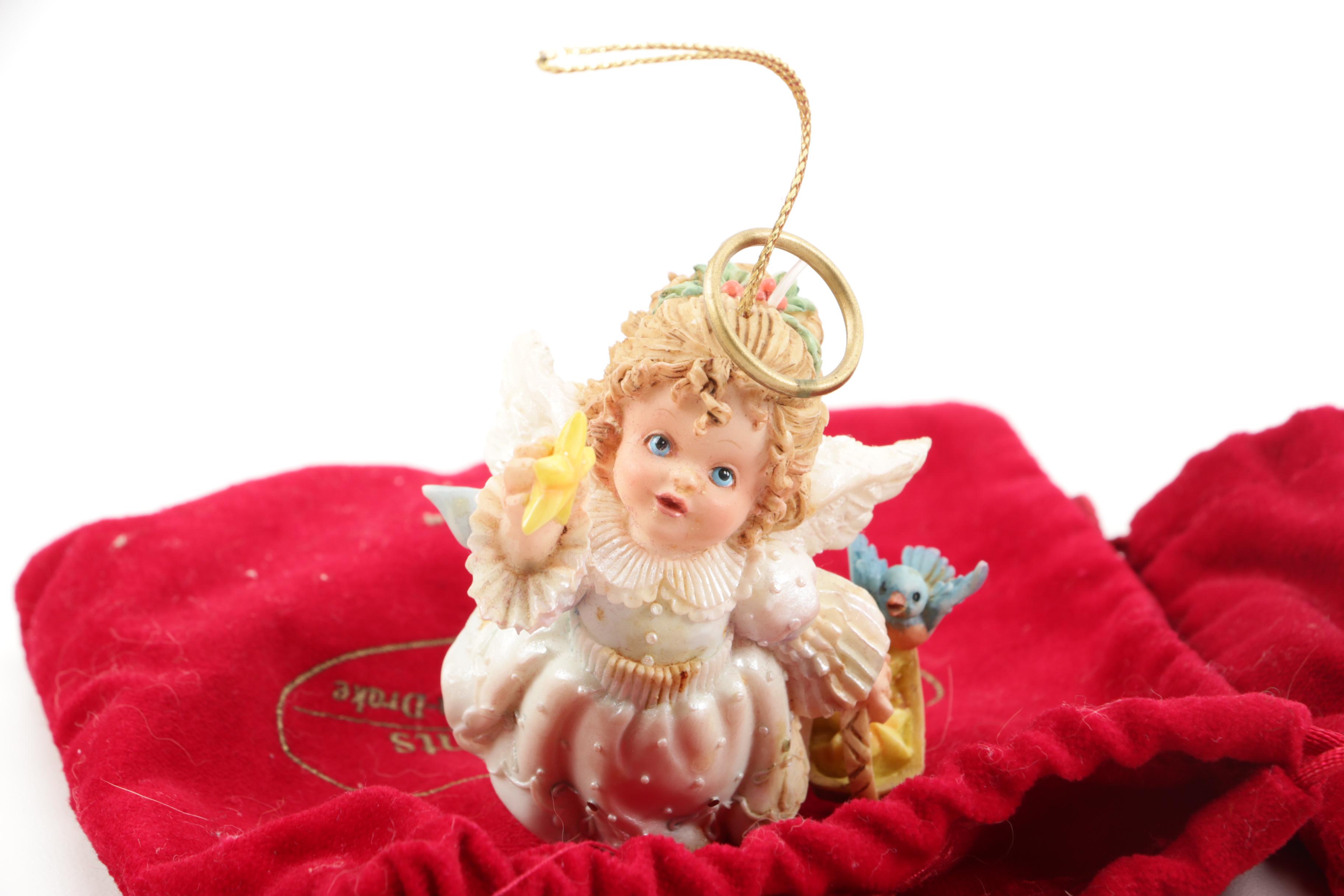 Heirloom Ornaments from Ashton-Drake Angel and Assorted Christmas Tree Ornaments