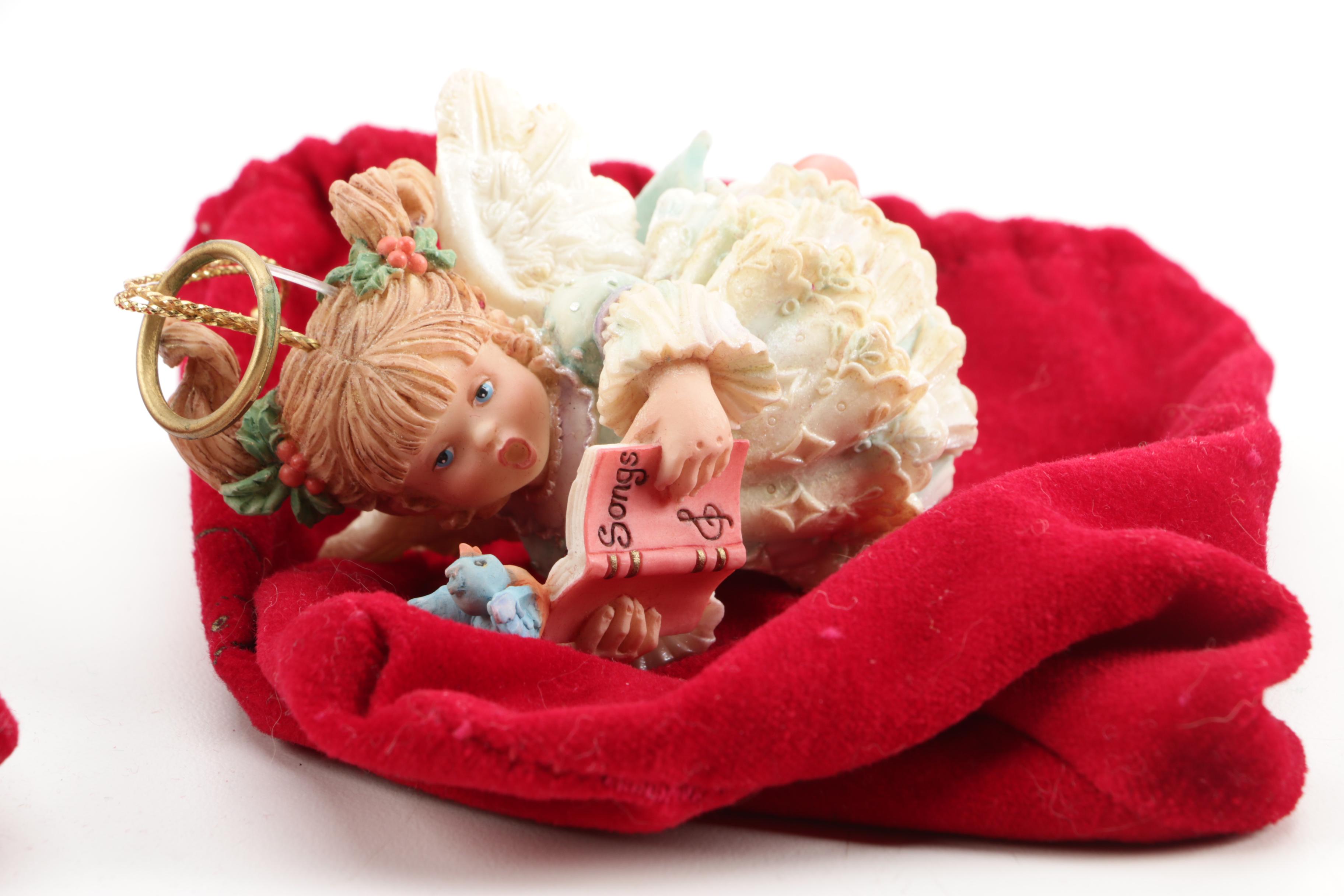 Heirloom Ornaments from Ashton-Drake Angel and Assorted Christmas Tree Ornaments