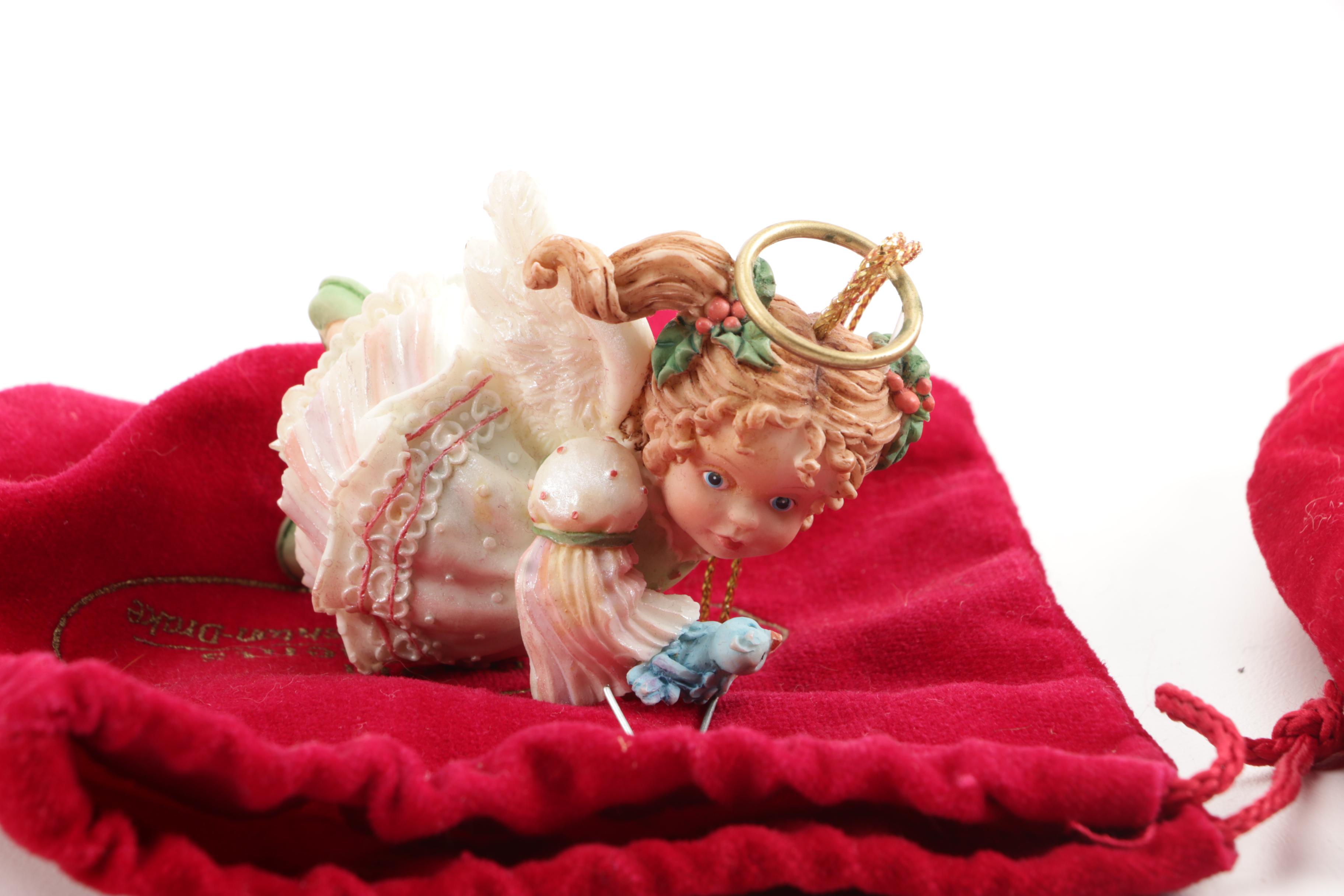 Heirloom Ornaments from Ashton-Drake Angel and Assorted Christmas Tree Ornaments