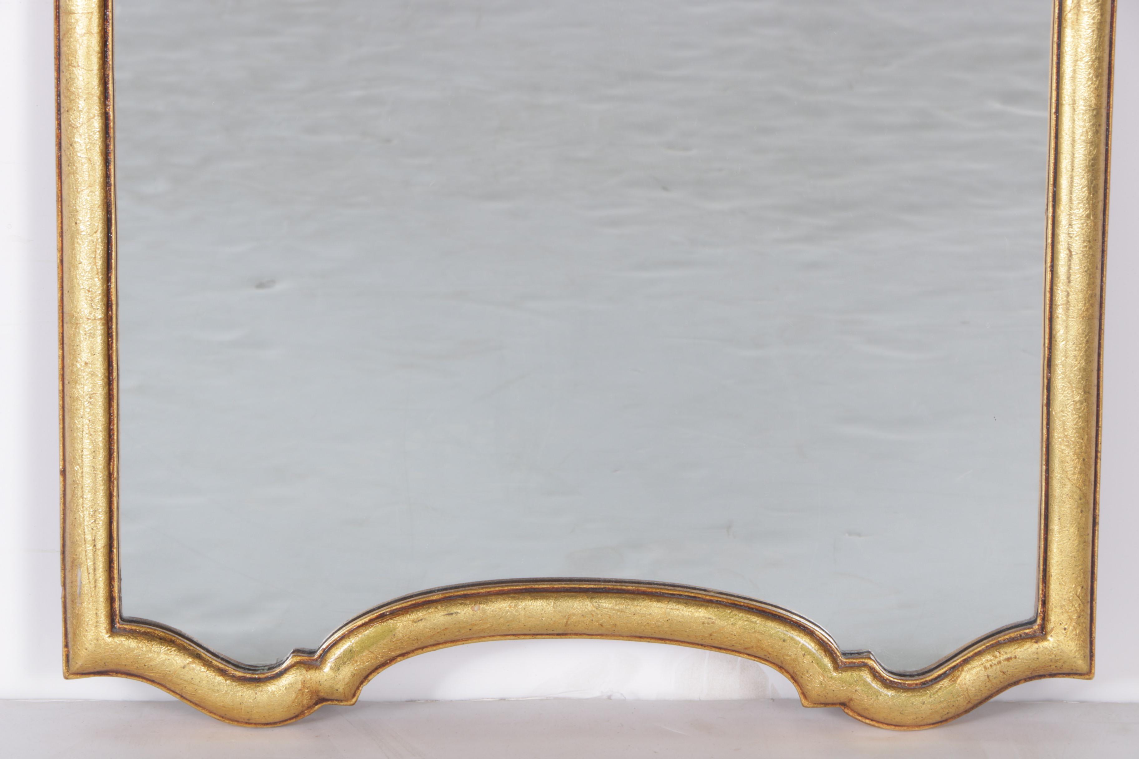 Gothic Gold Tone Framed Wall Mirror