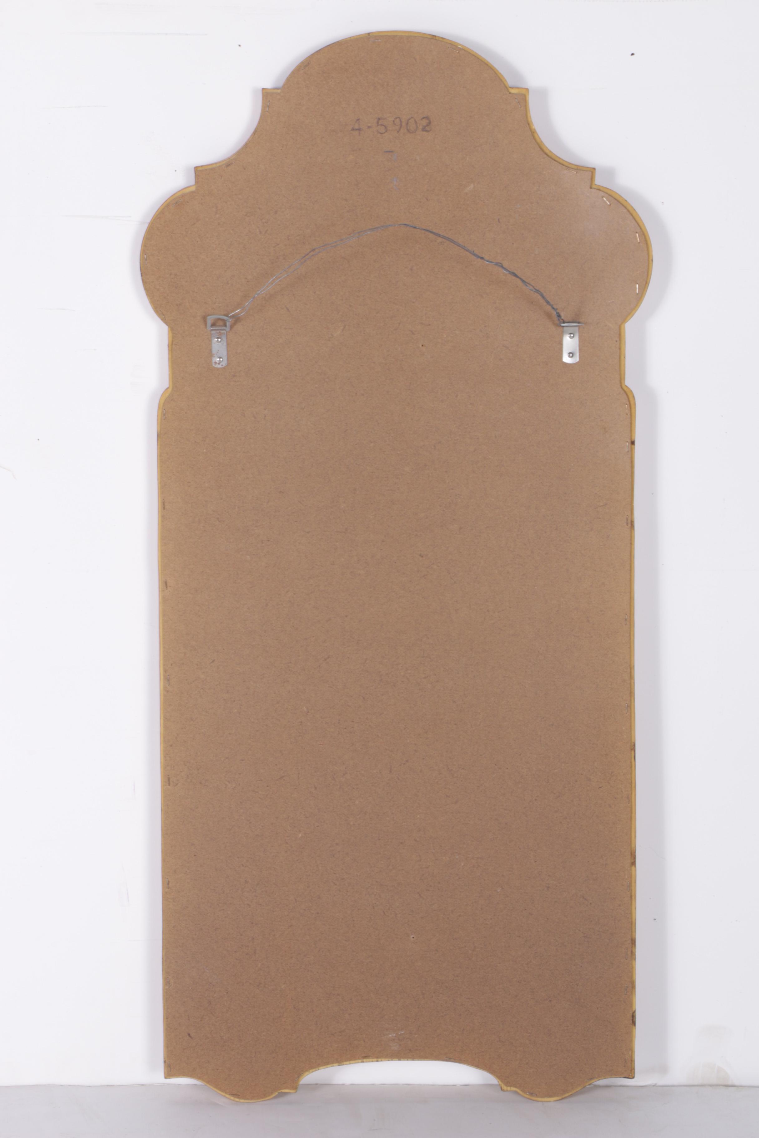 Gothic Gold Tone Framed Wall Mirror