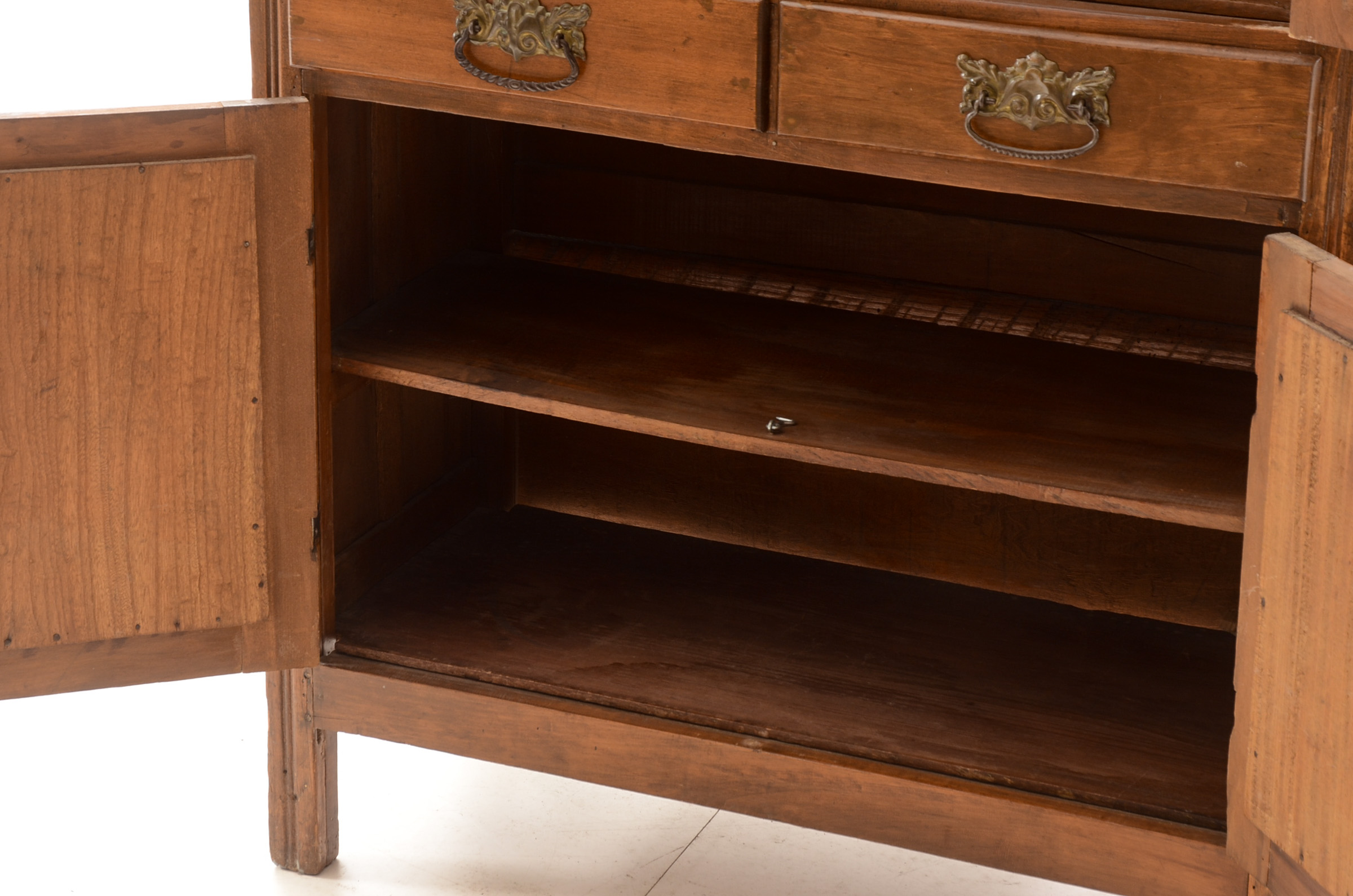 Late Victorian Pressed-Carved Cupboard