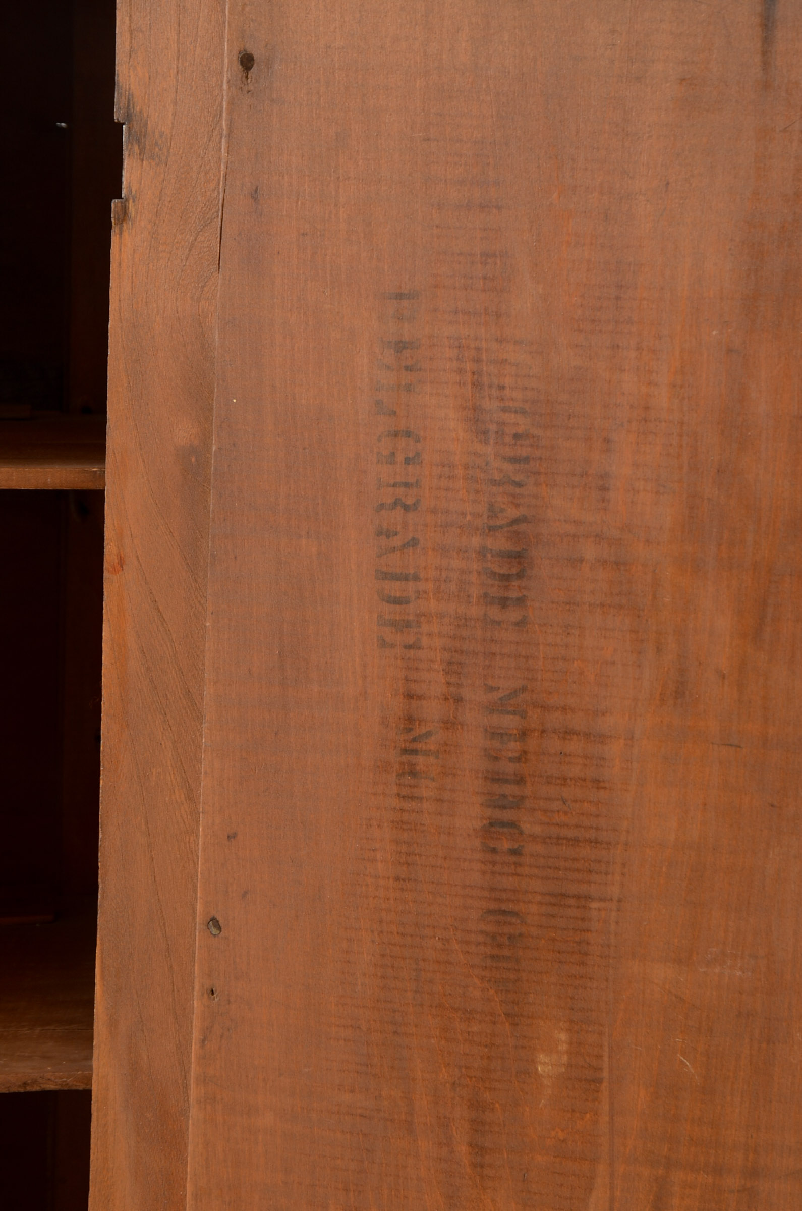 Late Victorian Pressed-Carved Cupboard