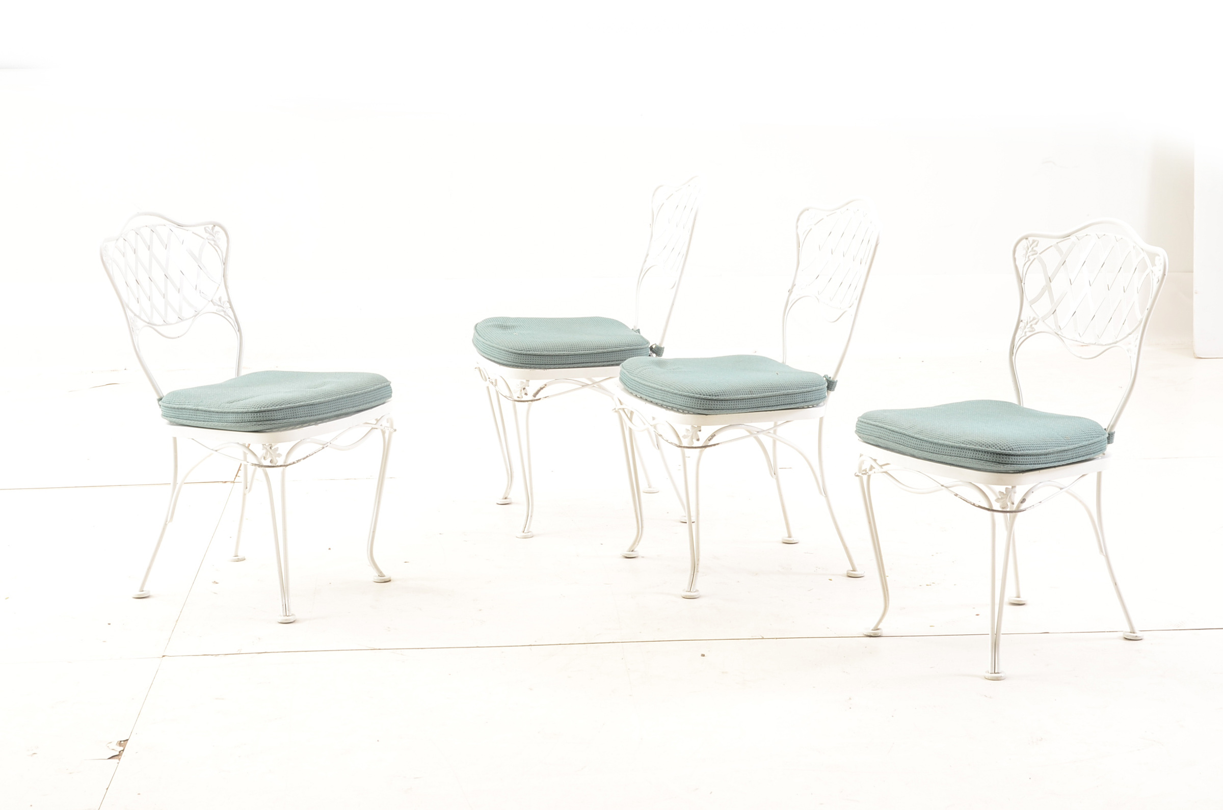 Vintage Wrought Iron Dining Set