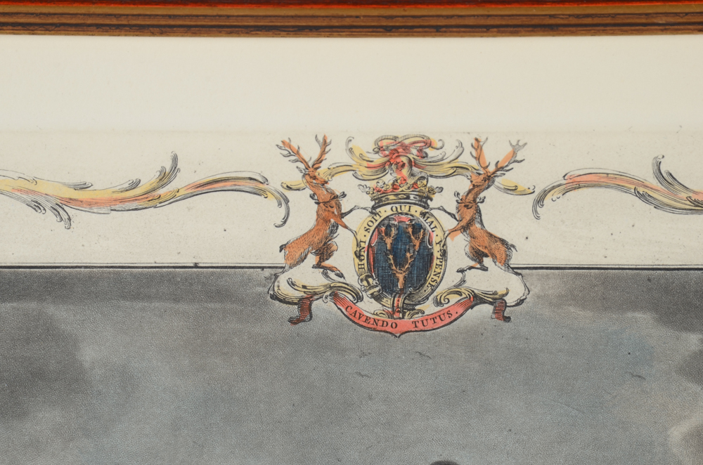 Pair of Antique Hand-colored Mezzotint Prints of Horses