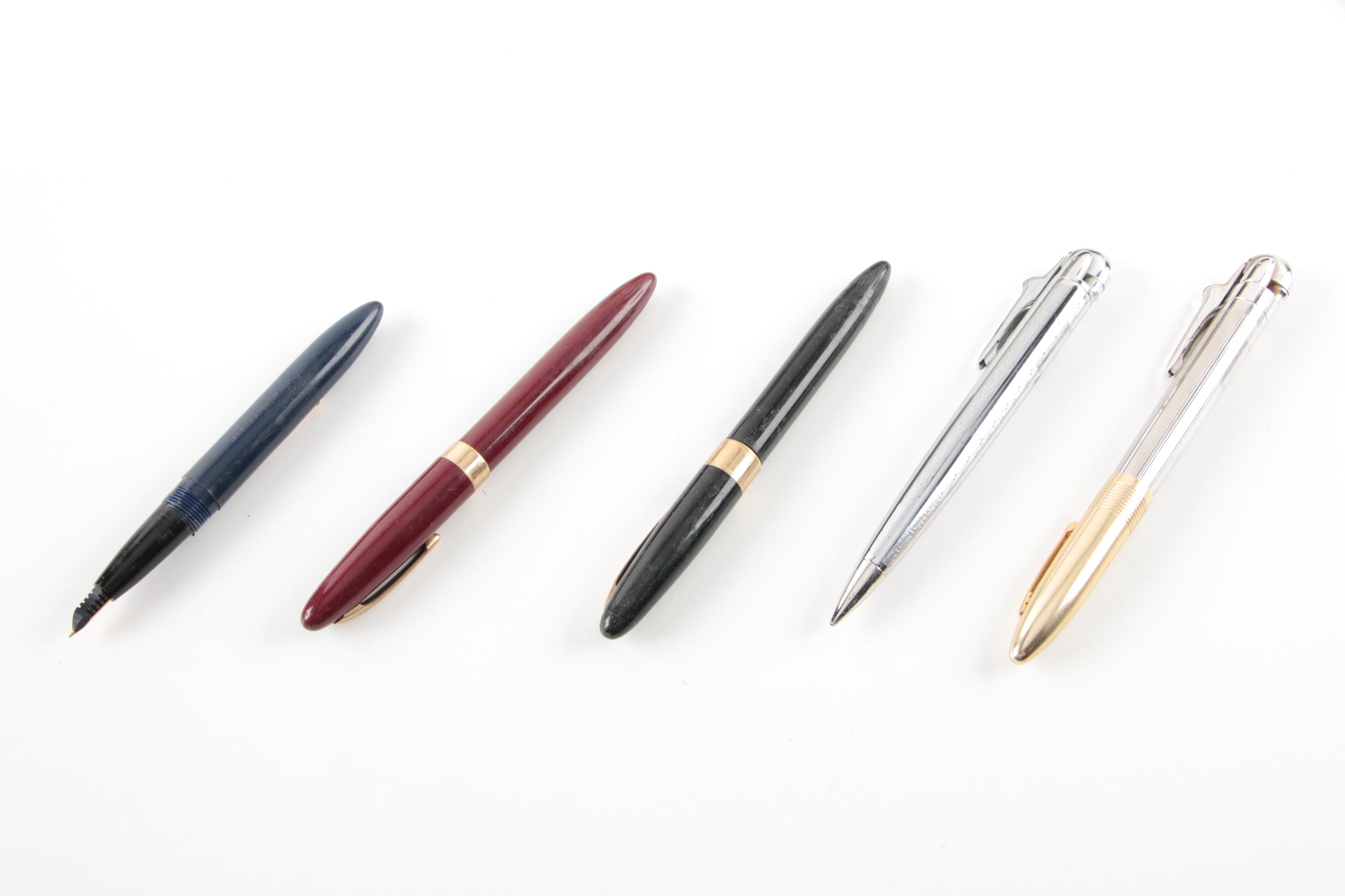 Anson and Sheaffer Pens with Ronson Pencil Lighter