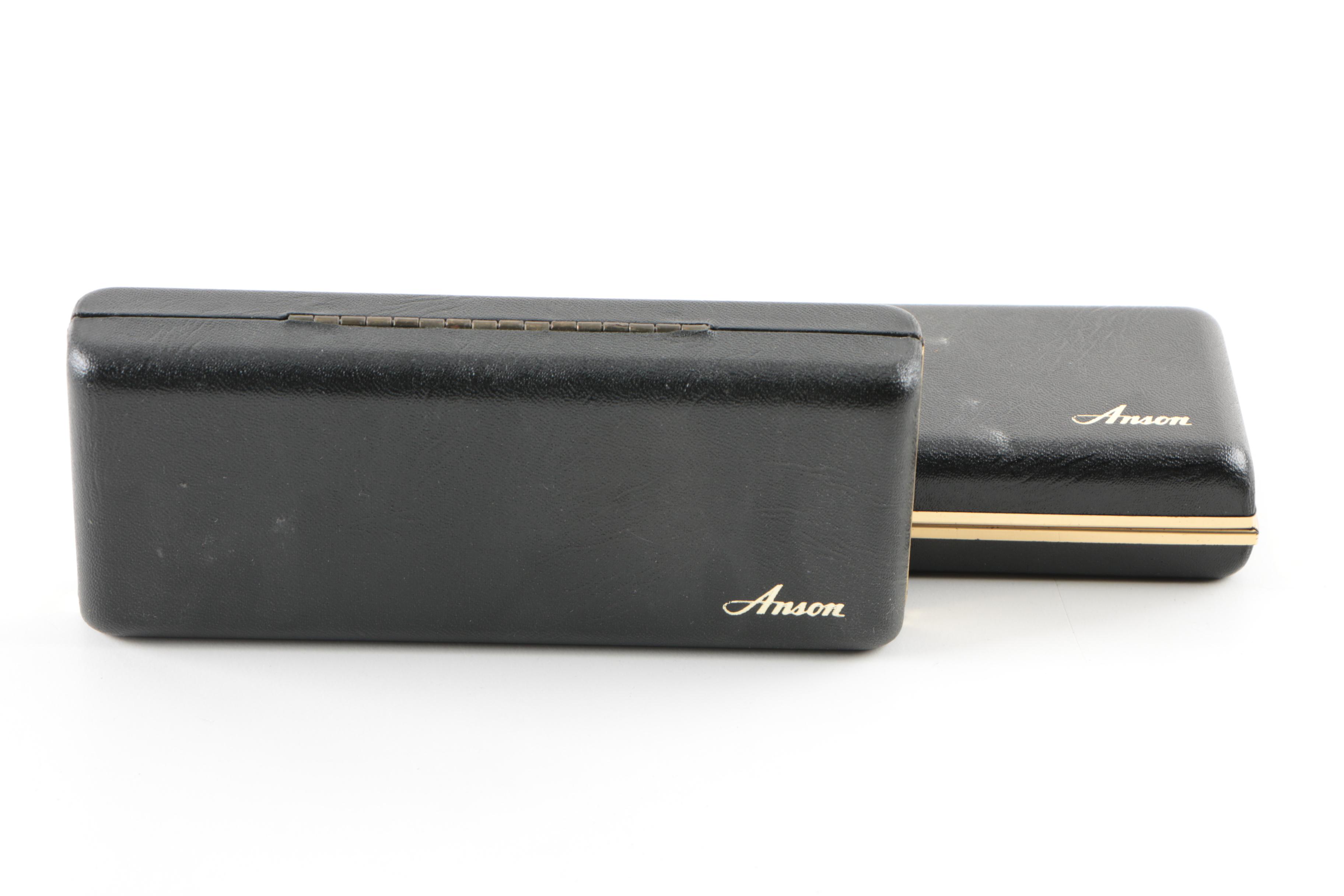 Anson and Sheaffer Pens with Ronson Pencil Lighter