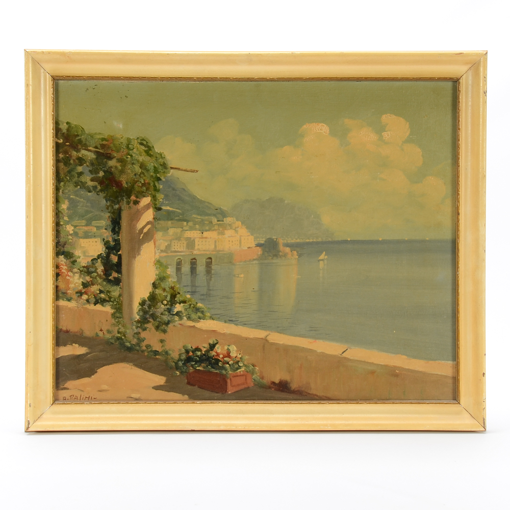 A. Palimi Oil Painting of a Landscape