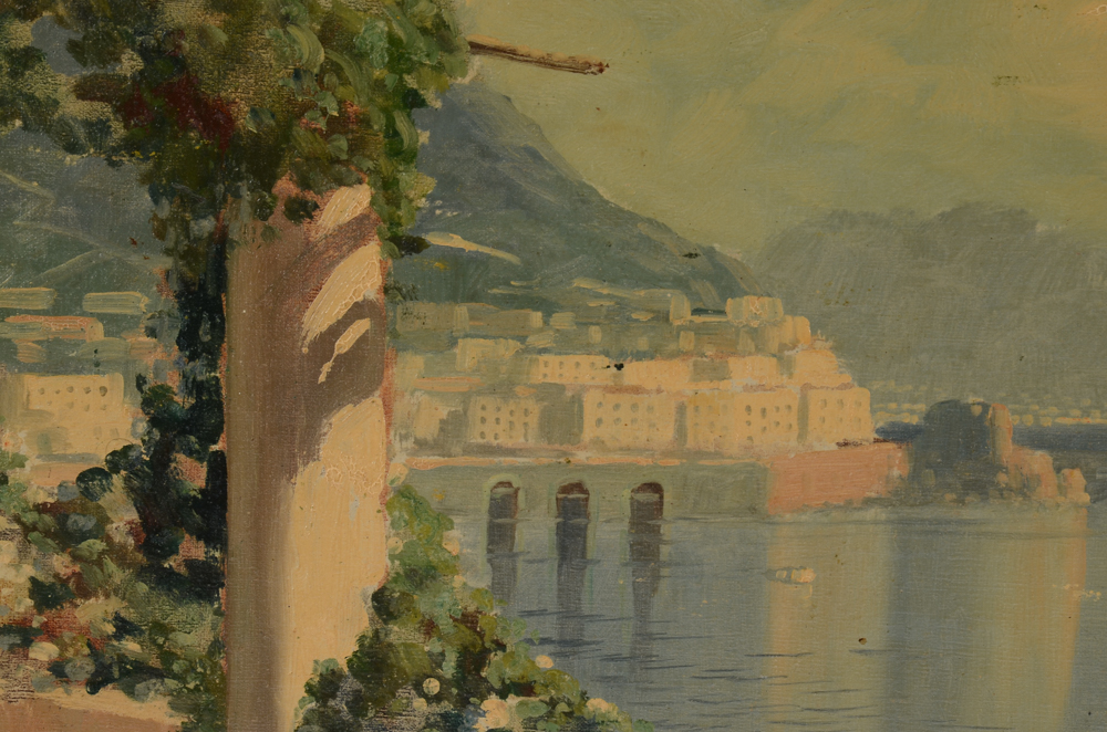 A. Palimi Oil Painting of a Landscape