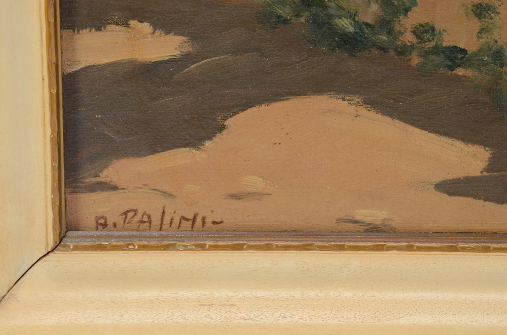 A. Palimi Oil Painting of a Landscape