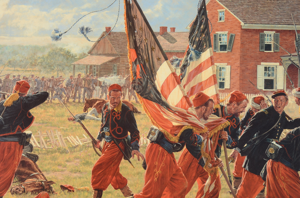 Bradley Schmehl Limited Edition Print "Collapse of the Peach Orchard Line"