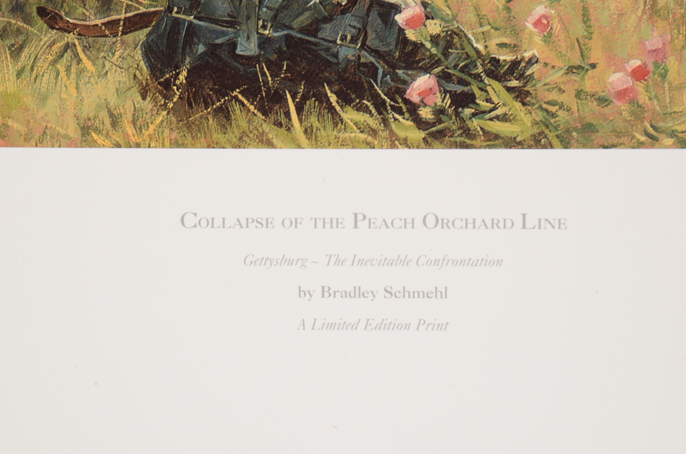 Bradley Schmehl Limited Edition Print "Collapse of the Peach Orchard Line"