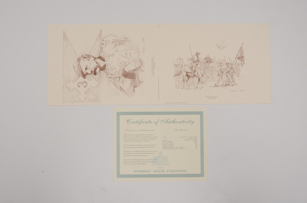 Bradley Schmehl Limited Edition Print "Collapse of the Peach Orchard Line"