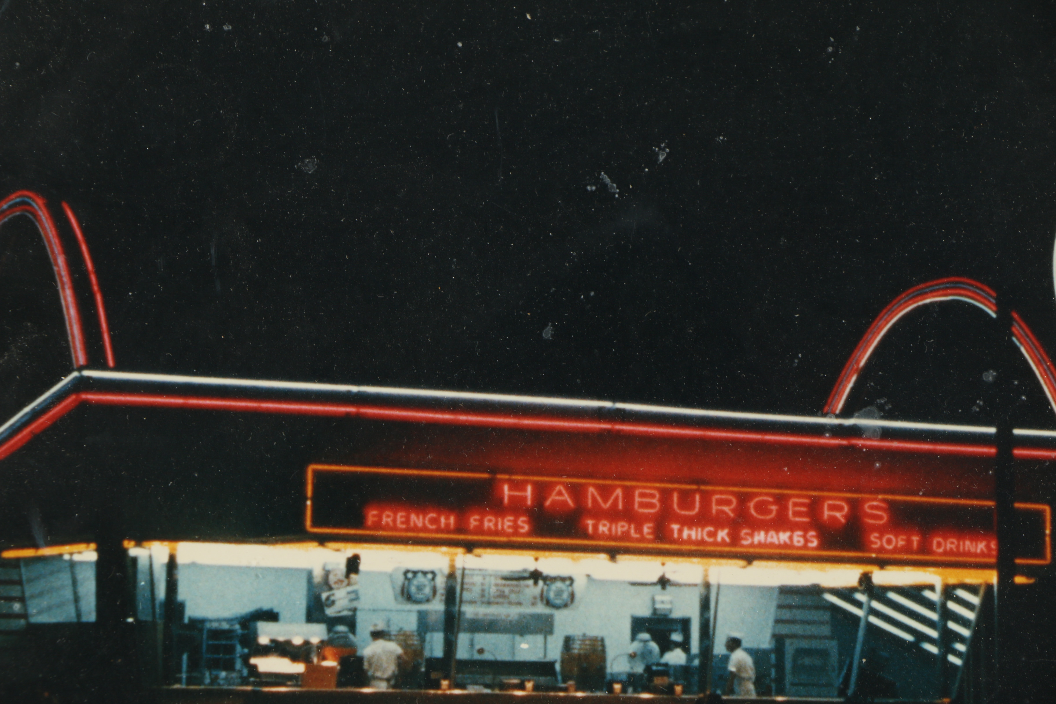 Giclée Print After Circa 1960s Photograph of a McDonalds at Night