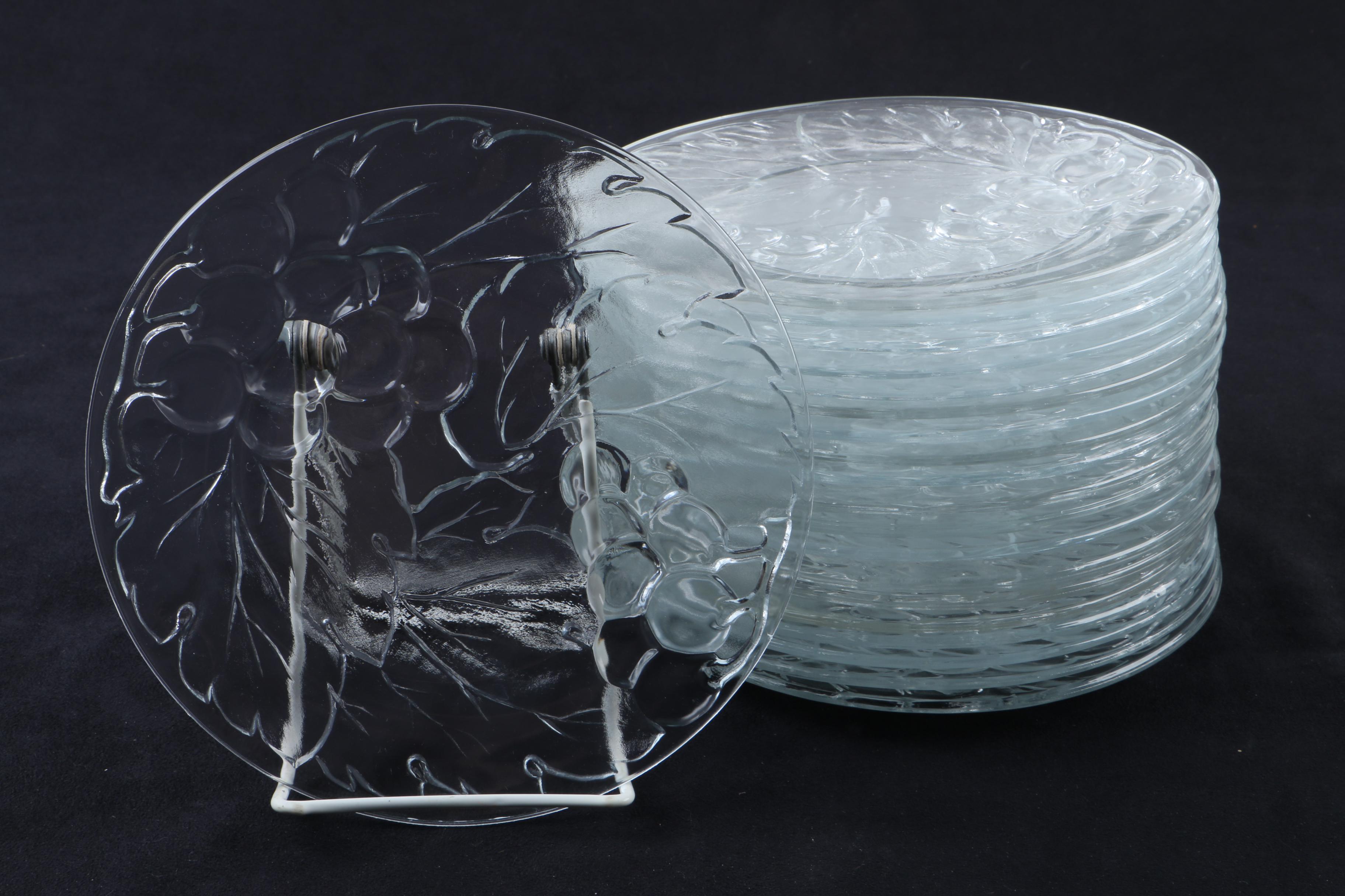 Arcoroc Glass Plates and Serving Bowl