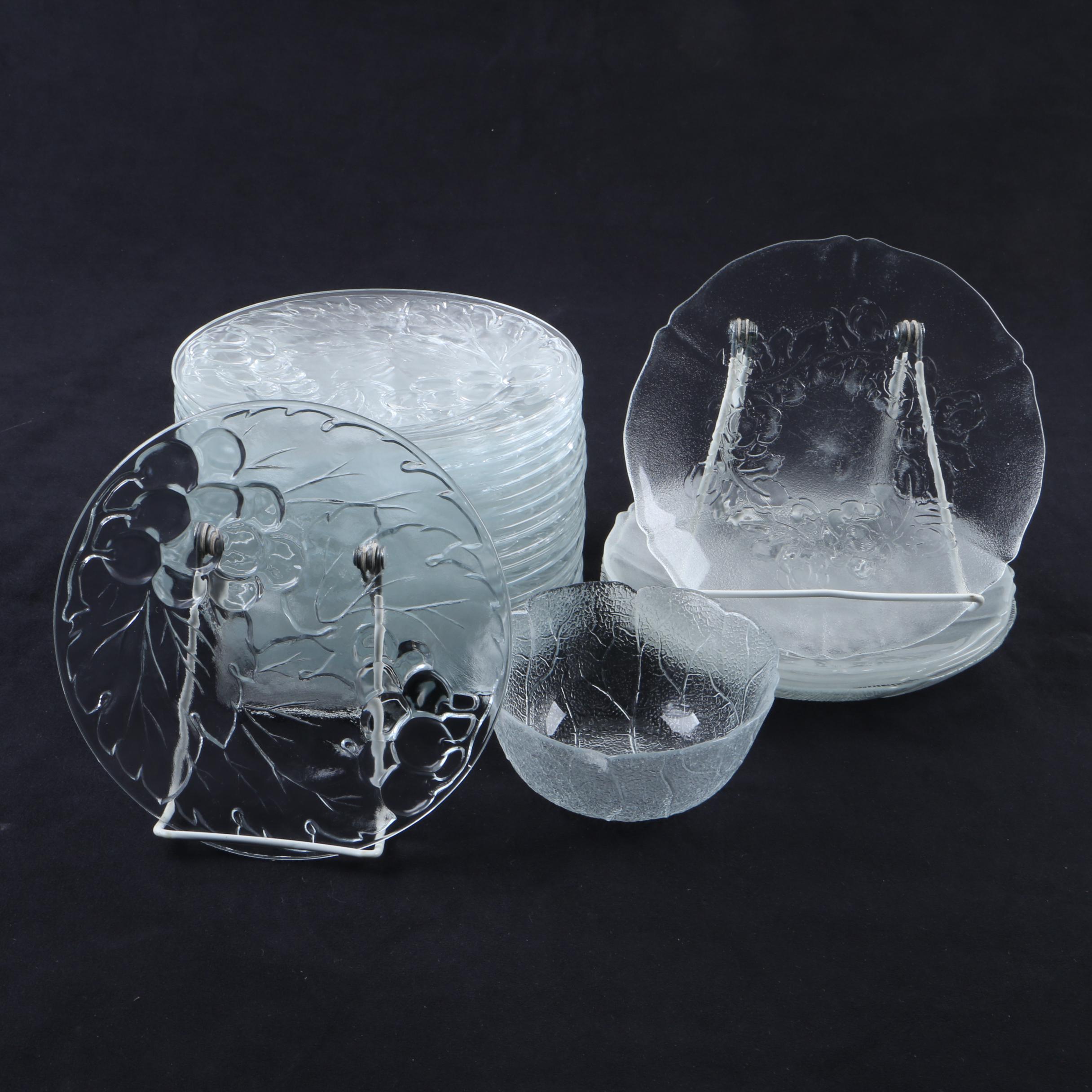 Arcoroc Glass Plates and Serving Bowl