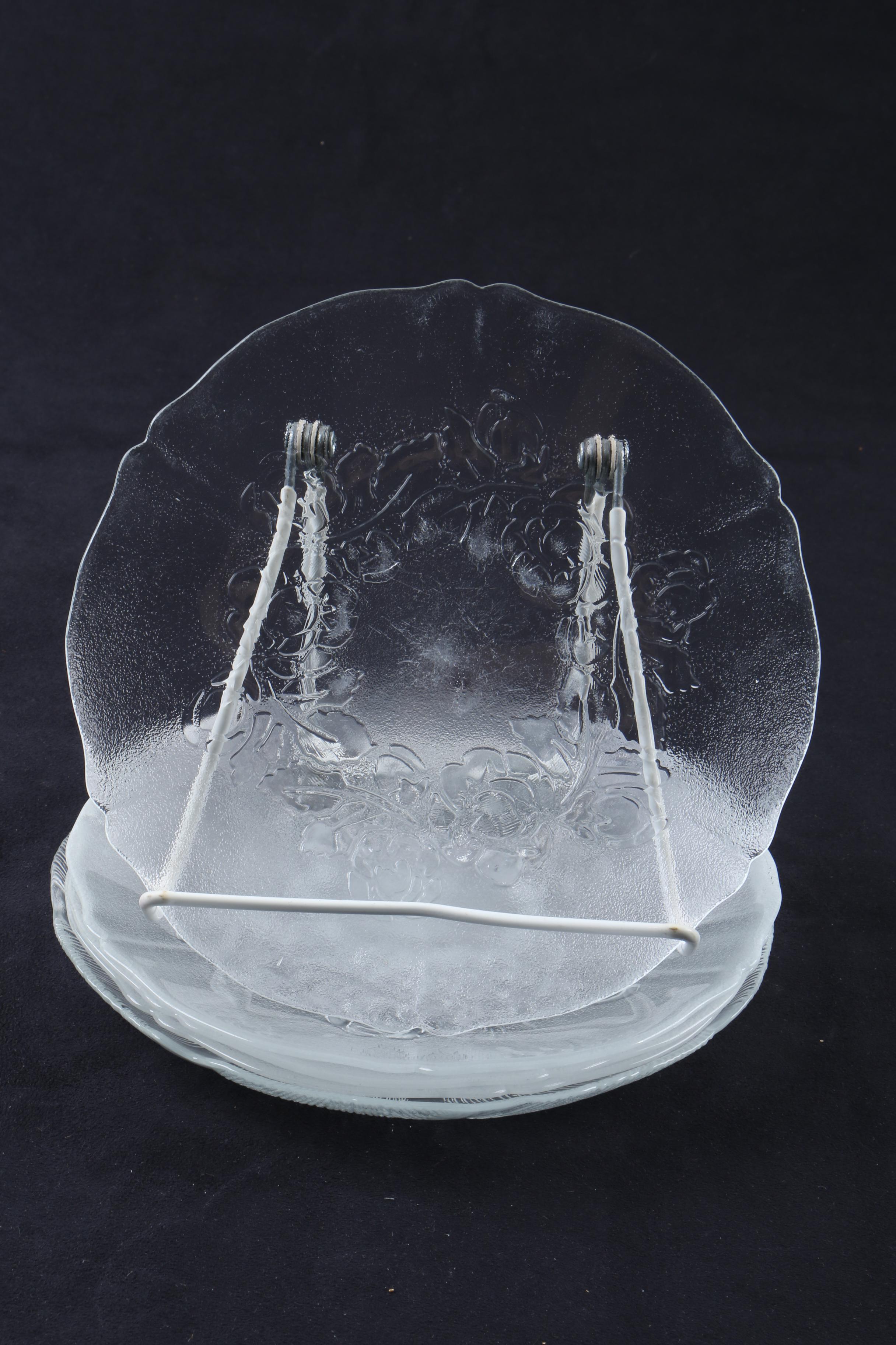 Arcoroc Glass Plates and Serving Bowl
