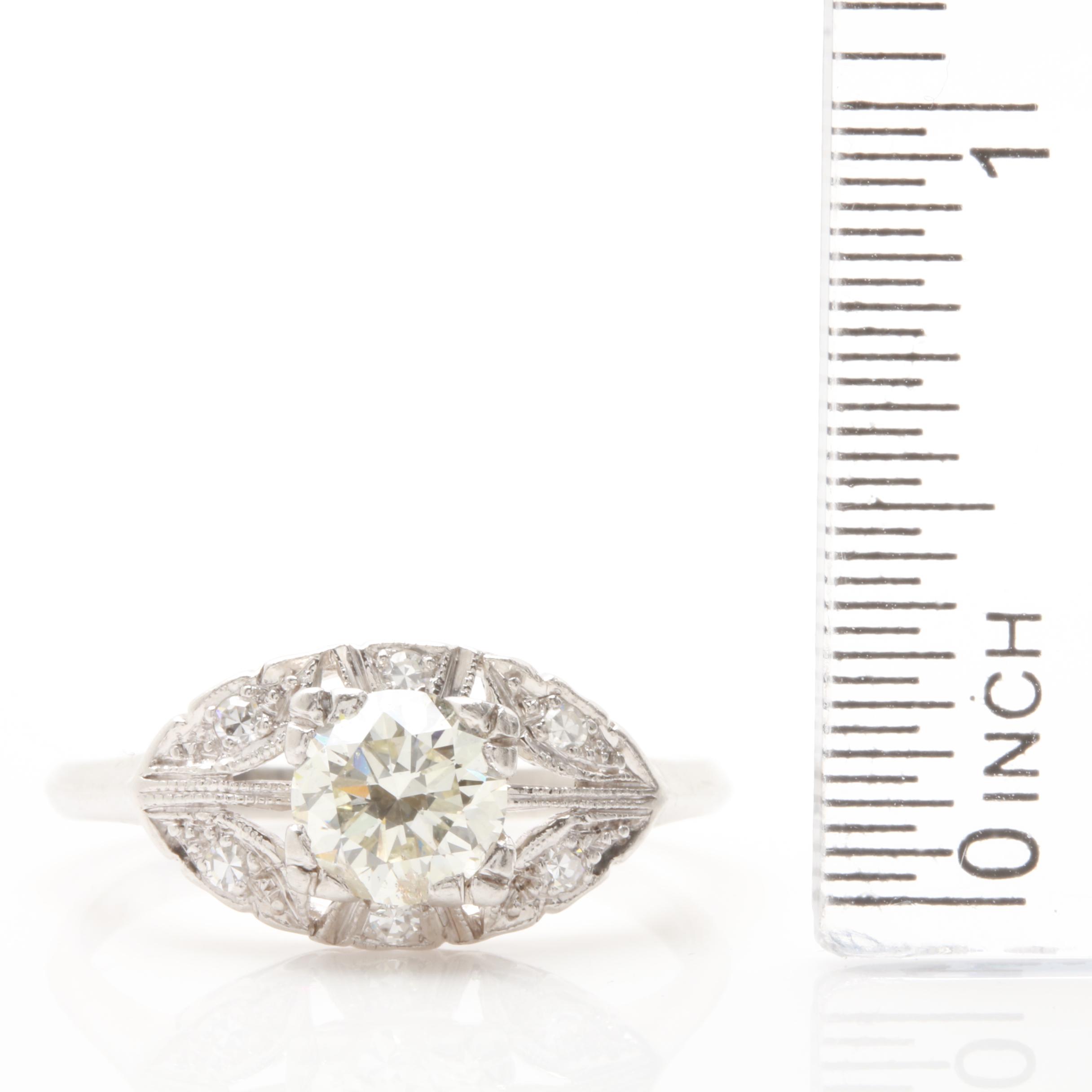 Platinum 1.24 CTW Diamond Ring