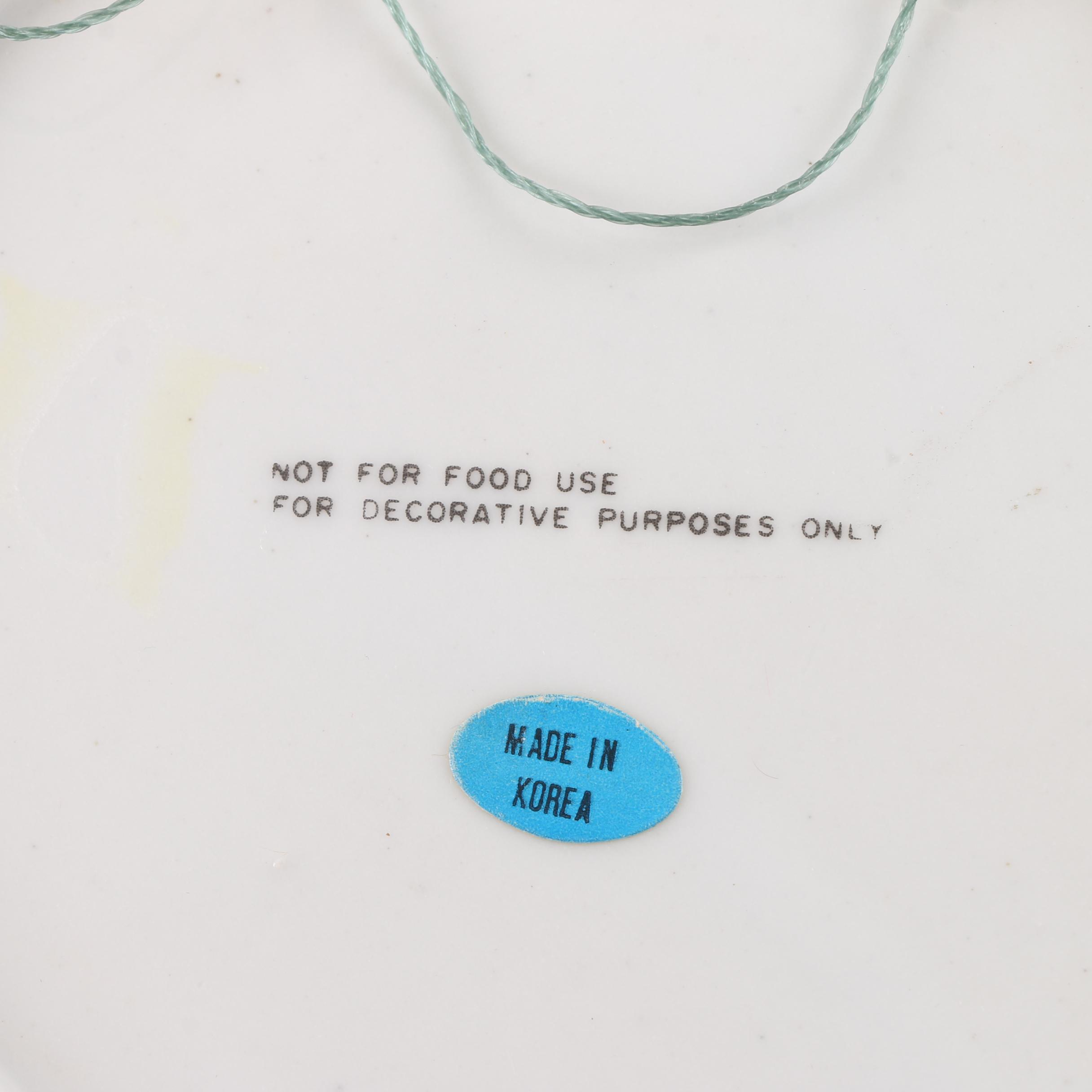 Vintage "Le Petit Poucet", "Nine O'Clock Ceremony" and Souvenir Plates