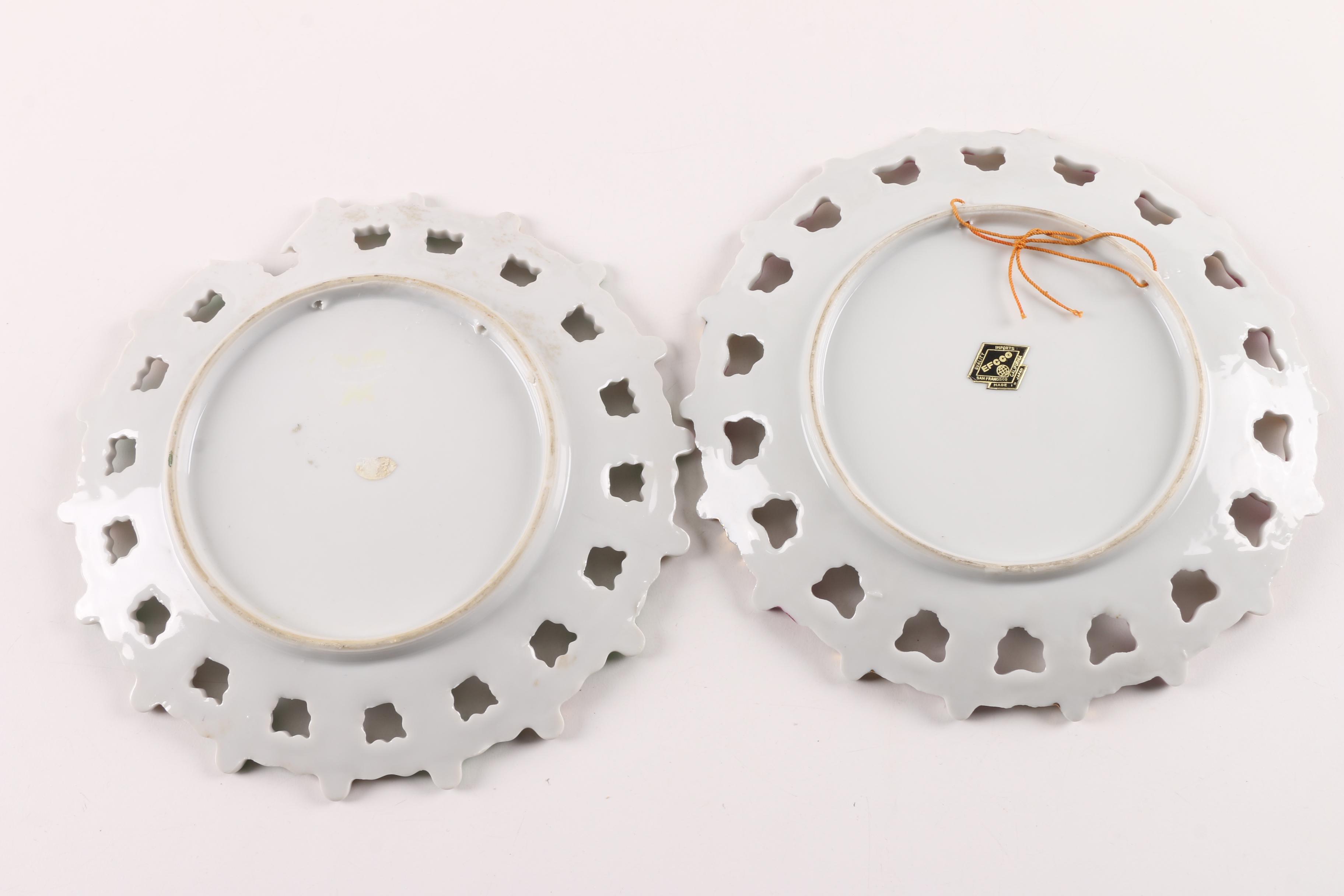 Vintage "Le Petit Poucet", "Nine O'Clock Ceremony" and Souvenir Plates