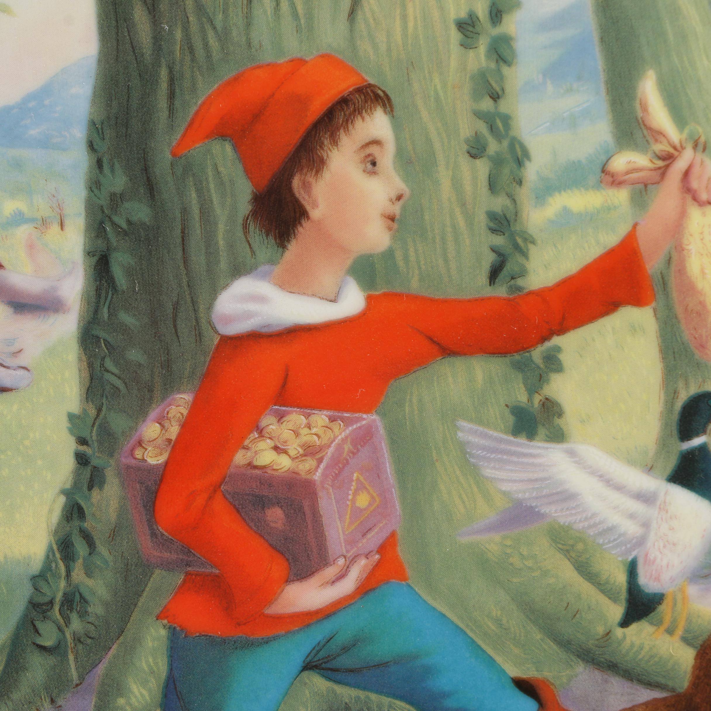 Vintage "Le Petit Poucet", "Nine O'Clock Ceremony" and Souvenir Plates