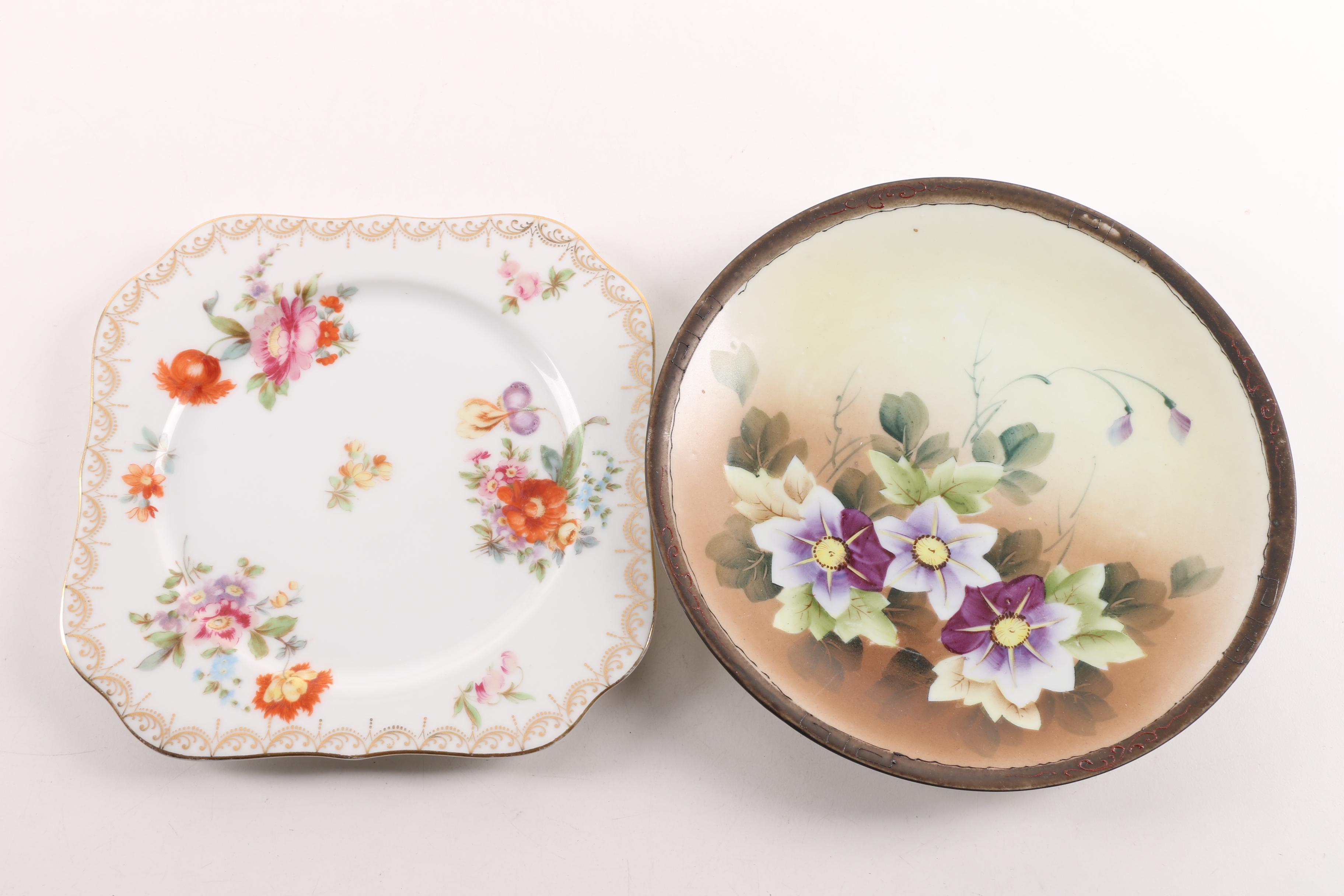 Vintage Tirschenreuth "Old Meissen" and Other Tableware