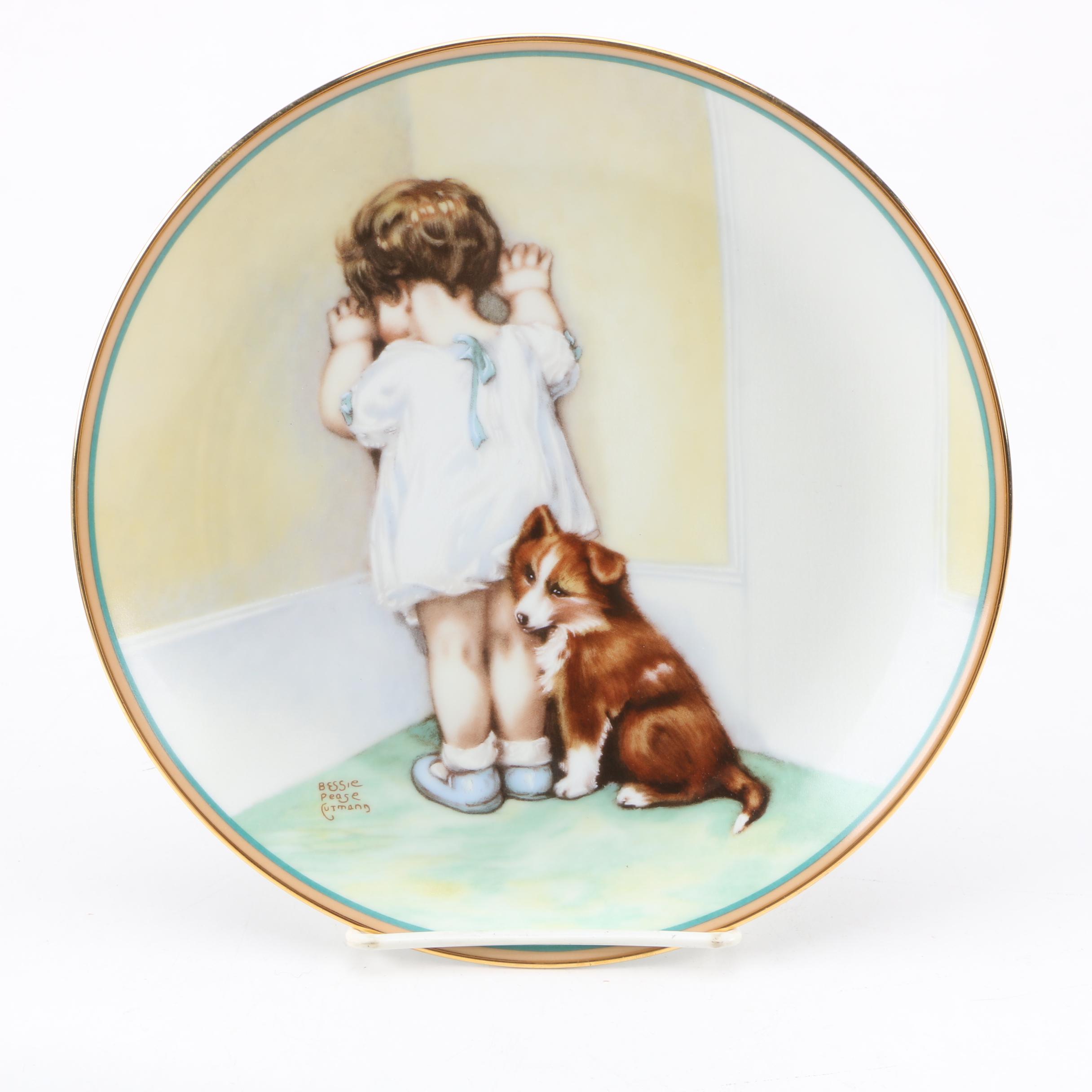 Bessie Pease Gutmann Collectible Porcelain Plates