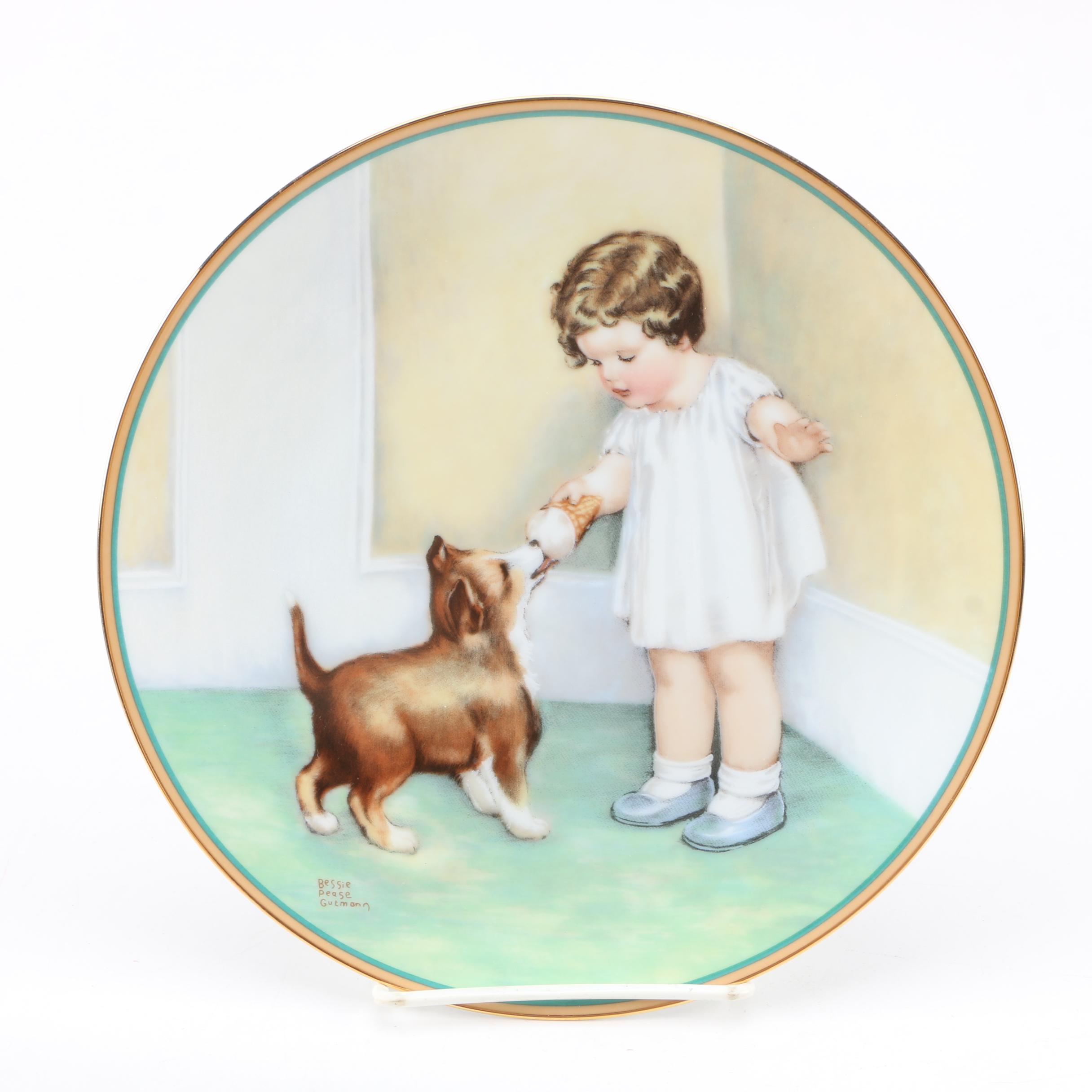 Bessie Pease Gutmann Collectible Porcelain Plates