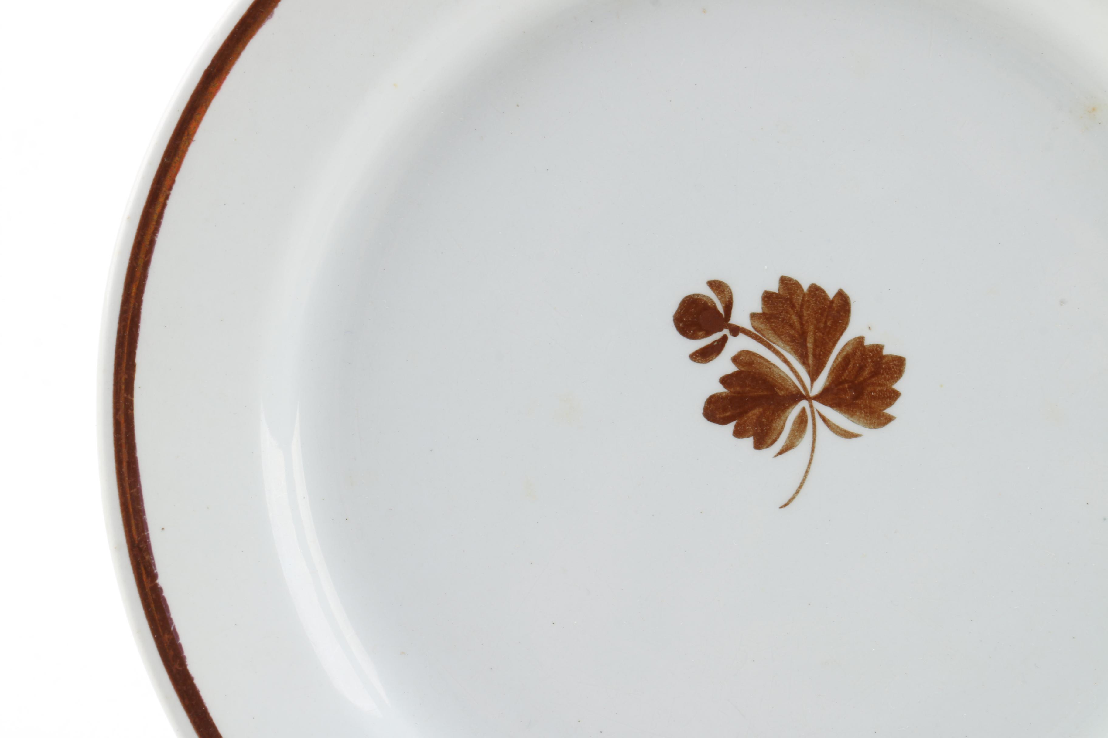 1891-96 A. J. Wilkinson "Tea Leaf" Ironstone Tableware