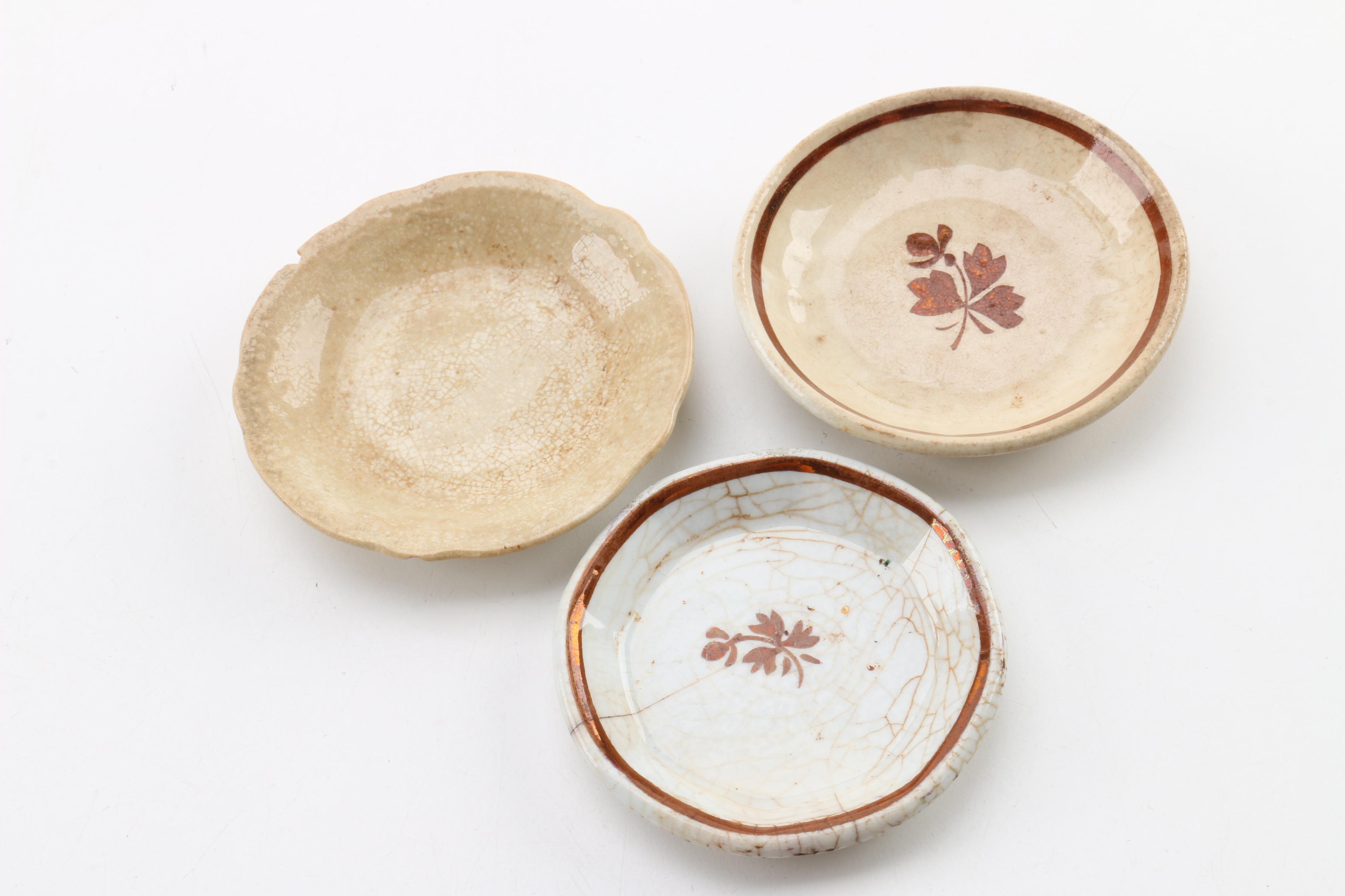 1891-96 A. J. Wilkinson "Tea Leaf" Ironstone Tableware